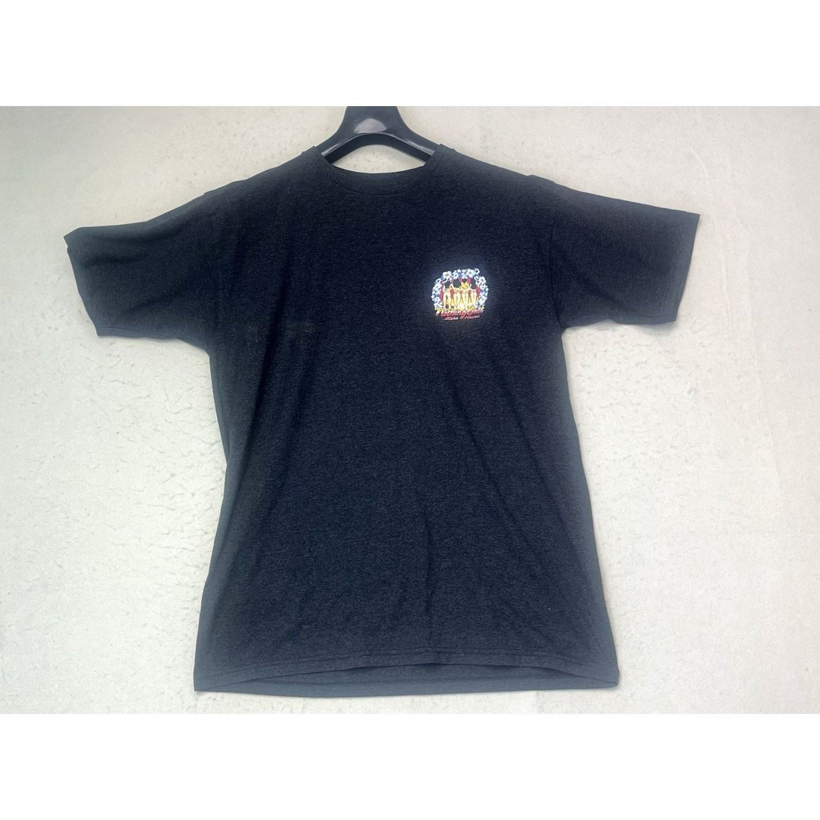 Gildan Nike Black Crew Neck Aloha Hawaii M-L Shirt Mens Size US M / EU 48-50 / 2 - 2 Thumbnail