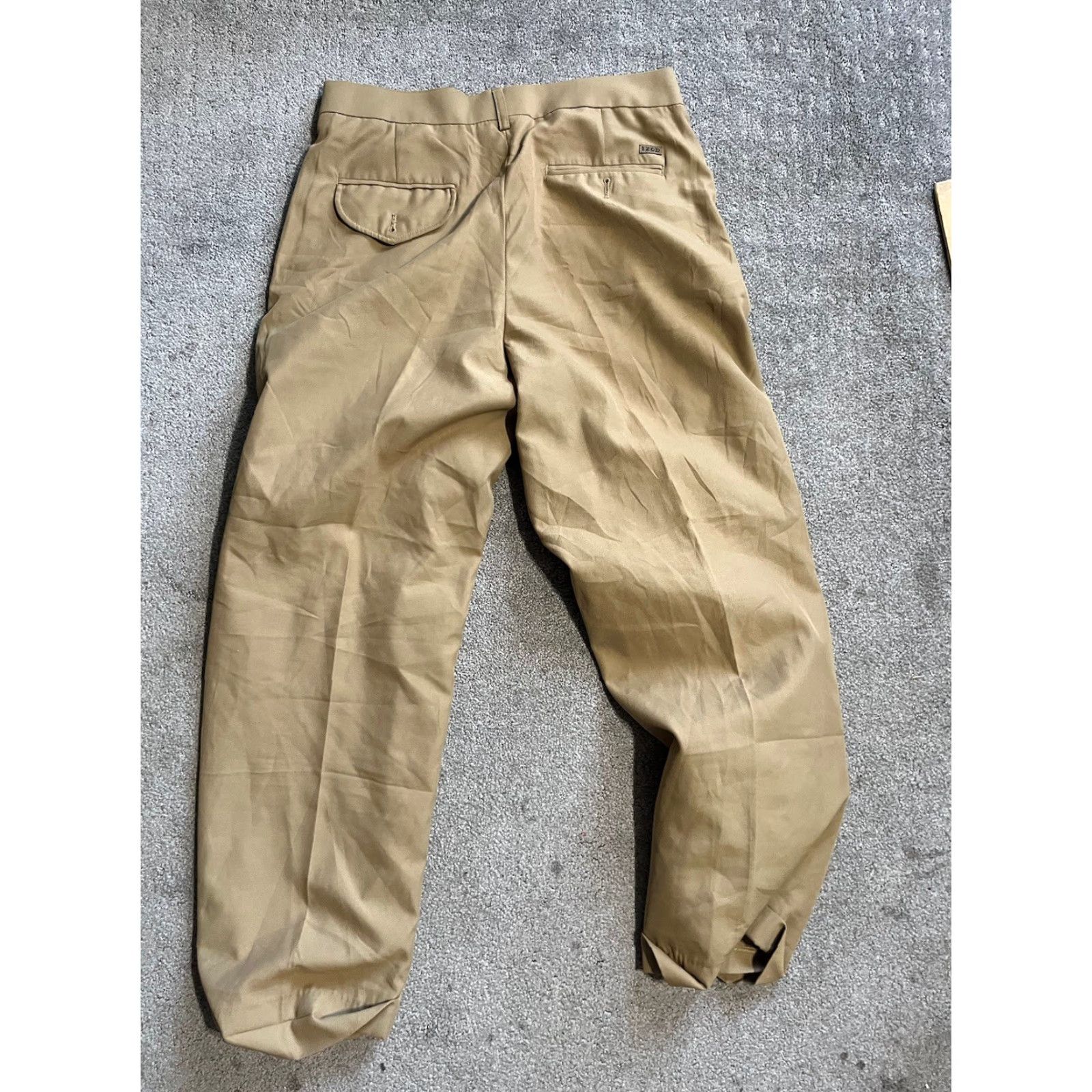 Izod IZOD Men's Golf Pants 30x29 Khaki Lightweight Cool Size US 30 / EU 46 - 3 Thumbnail