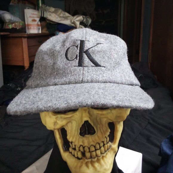 Calvin Klein Vintage Calvin Klein Jeans Snap Hat Cap Wool Size ONE SIZE - 1 Thumbnail