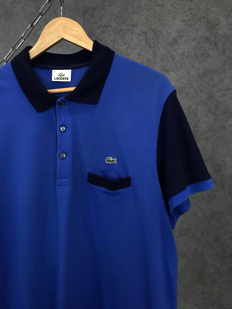 Lacoste Lacoste vintage designer luxury logo pocket polo tee Size US XXL / EU 58 / 5 - 2 Thumbnail