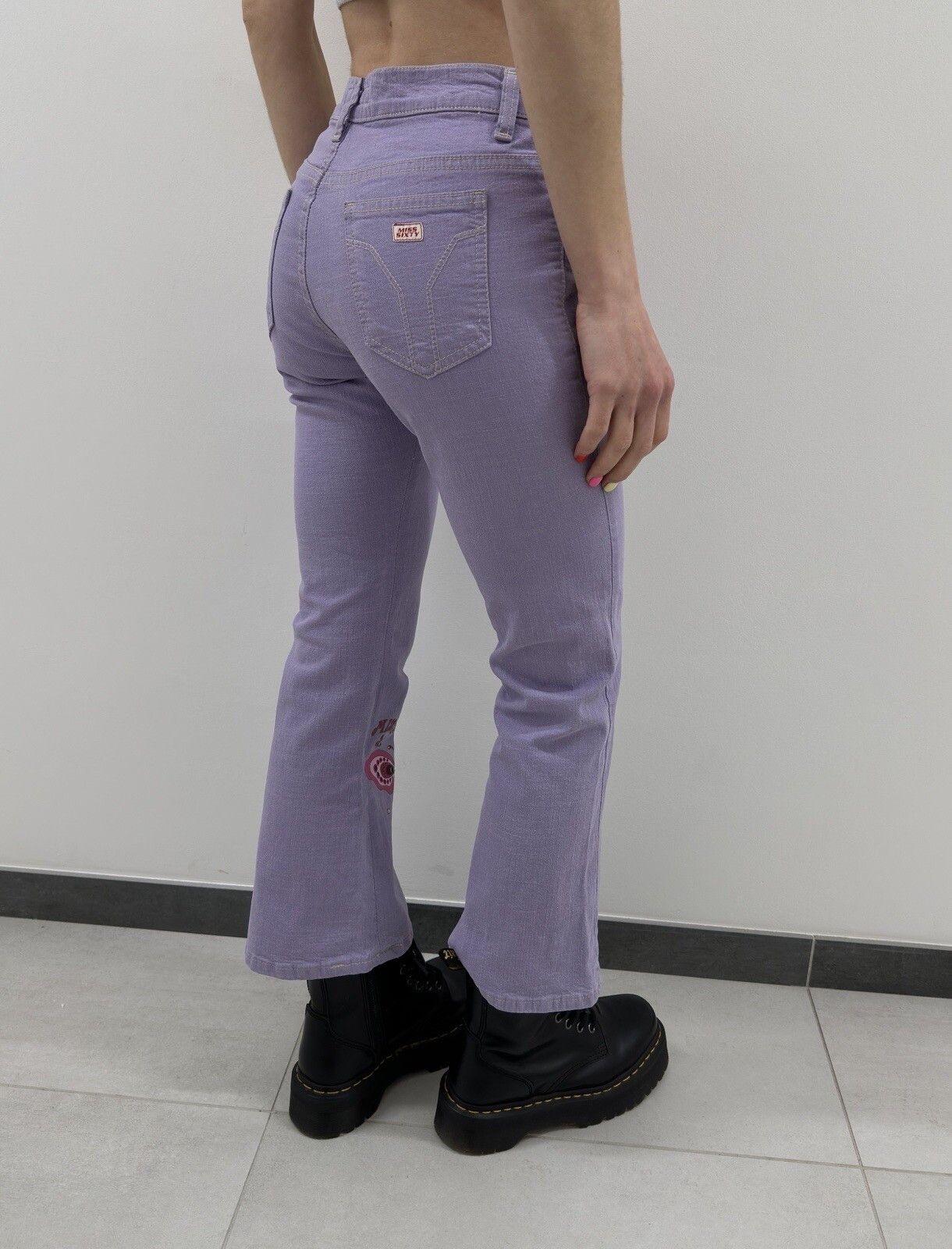 Miss Sixty Miss Sixty Shola Jeans Butterfly Y2K 2000's Cropped Capri Size 27" / US 4 / IT 40 - 8 Thumbnail