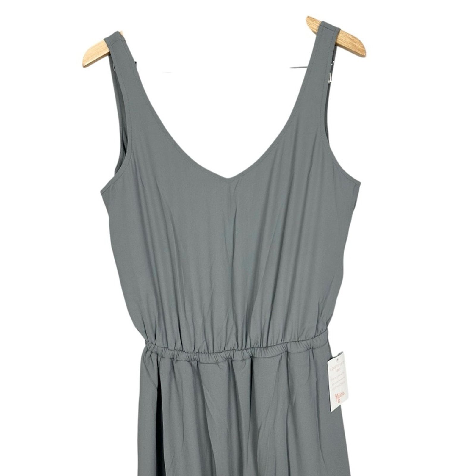 Show Me Your MuMu NWT Show Me Your Mumu Kendall Maxi Dress Charcoal Crisp S Size S / US 4 / IT 40 - 3 Thumbnail