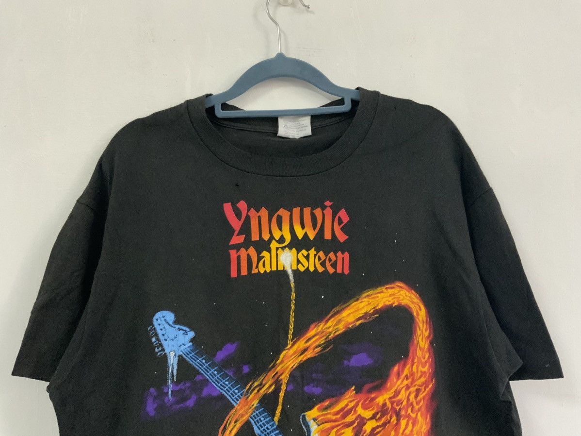 Band Tees Vintage Yngwie Malmsteen Fire & Ice Tour 1992 Tee Size US M / EU 48-50 / 2 - 3 Thumbnail