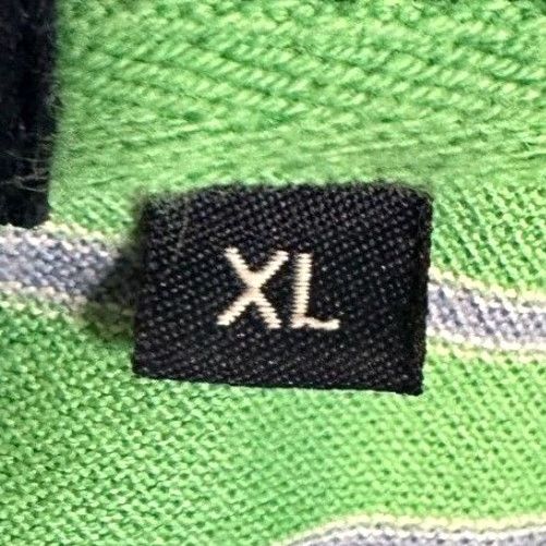 Vineyard Vines Vineyard Vines Shirt Mens XL Green Striped Mercerized Cotton Polo Rugby Size US XL / EU 56 / 4 - 4 Thumbnail