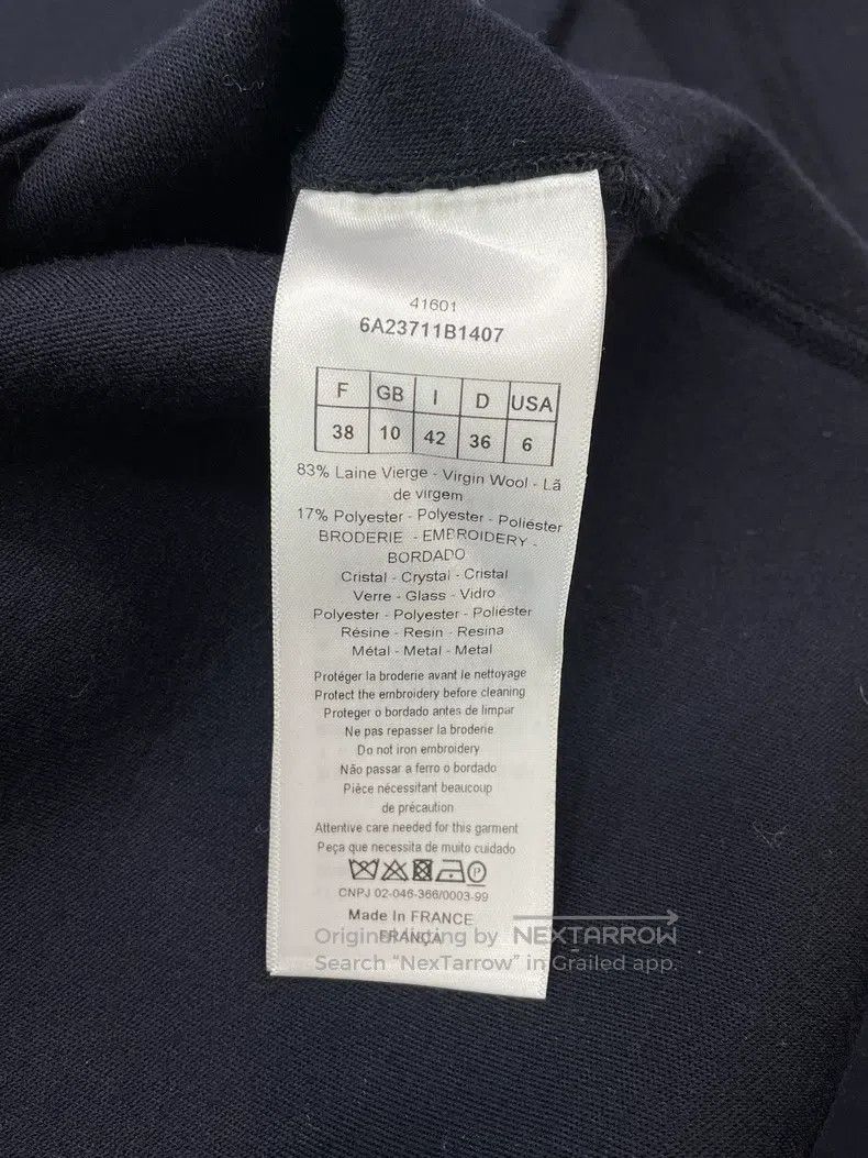 Dior Dior Dark blue bead shield zipper jacket Size XS / US 0-2 / IT 36-38 - 5 Thumbnail