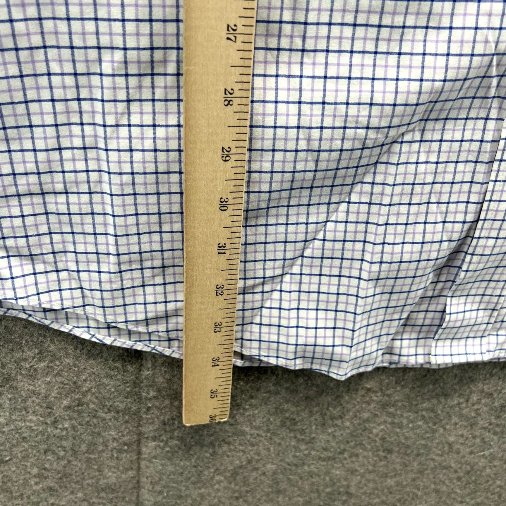Brooks Brothers VINTAGE Brooks Brothers Shirt Mens 18.5 34 Blue Madison Poplin Button Down Gingham Shirt kin blue? Size US XXL / EU 58 / 5 - 4 Thumbnail