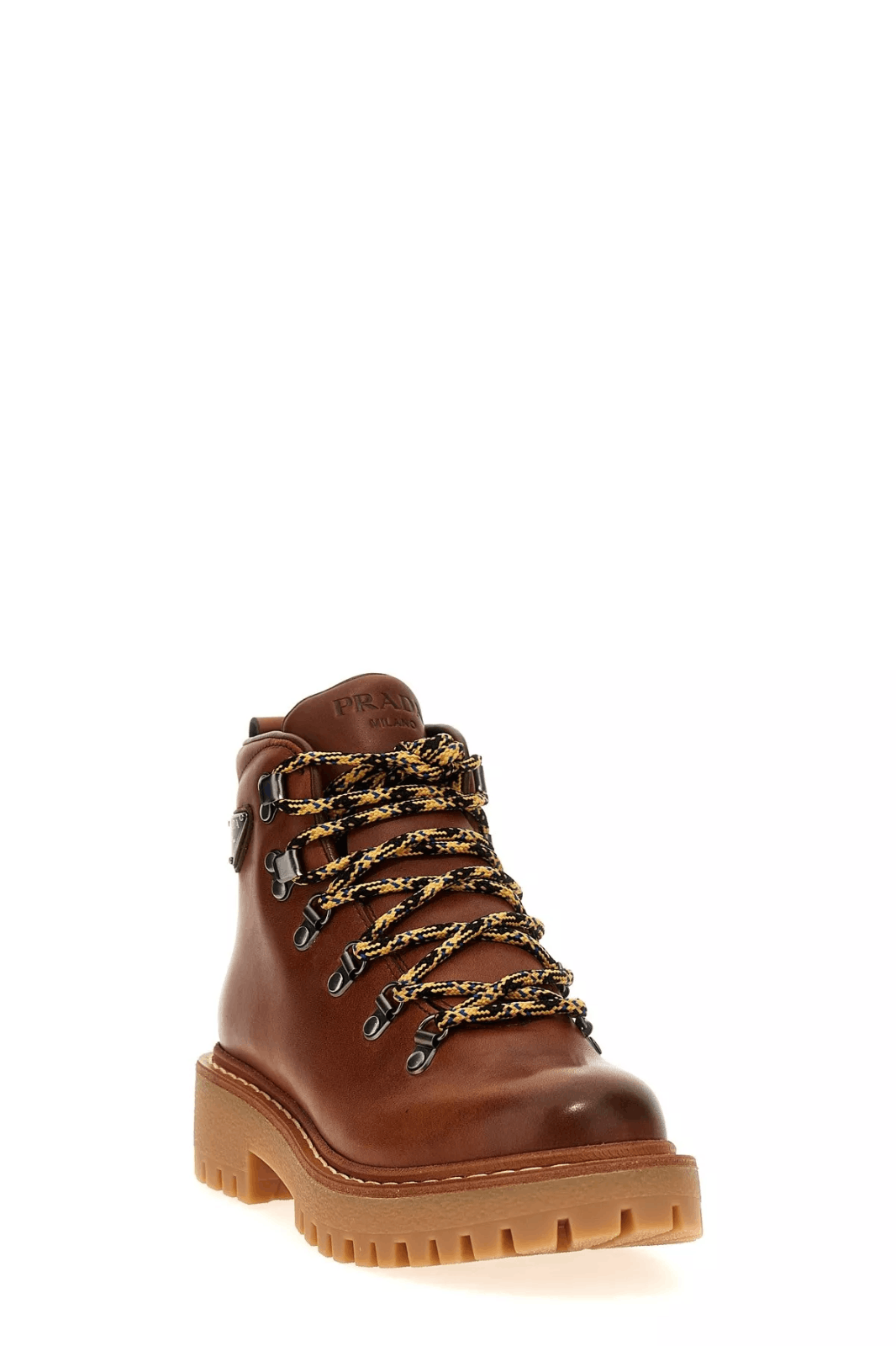 Prada PRADA Brown Leather Ankle Boots New And Authentic Size US 6.5 / IT 36.5 - 2 Thumbnail