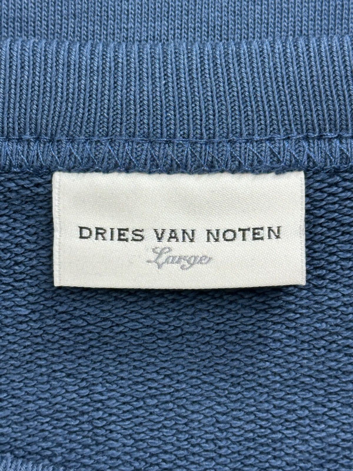 Dries Van Noten Dries Van Noten Hax Sweatshirt Blue Large Size US L / EU 52-54 / 3 - 3 Thumbnail
