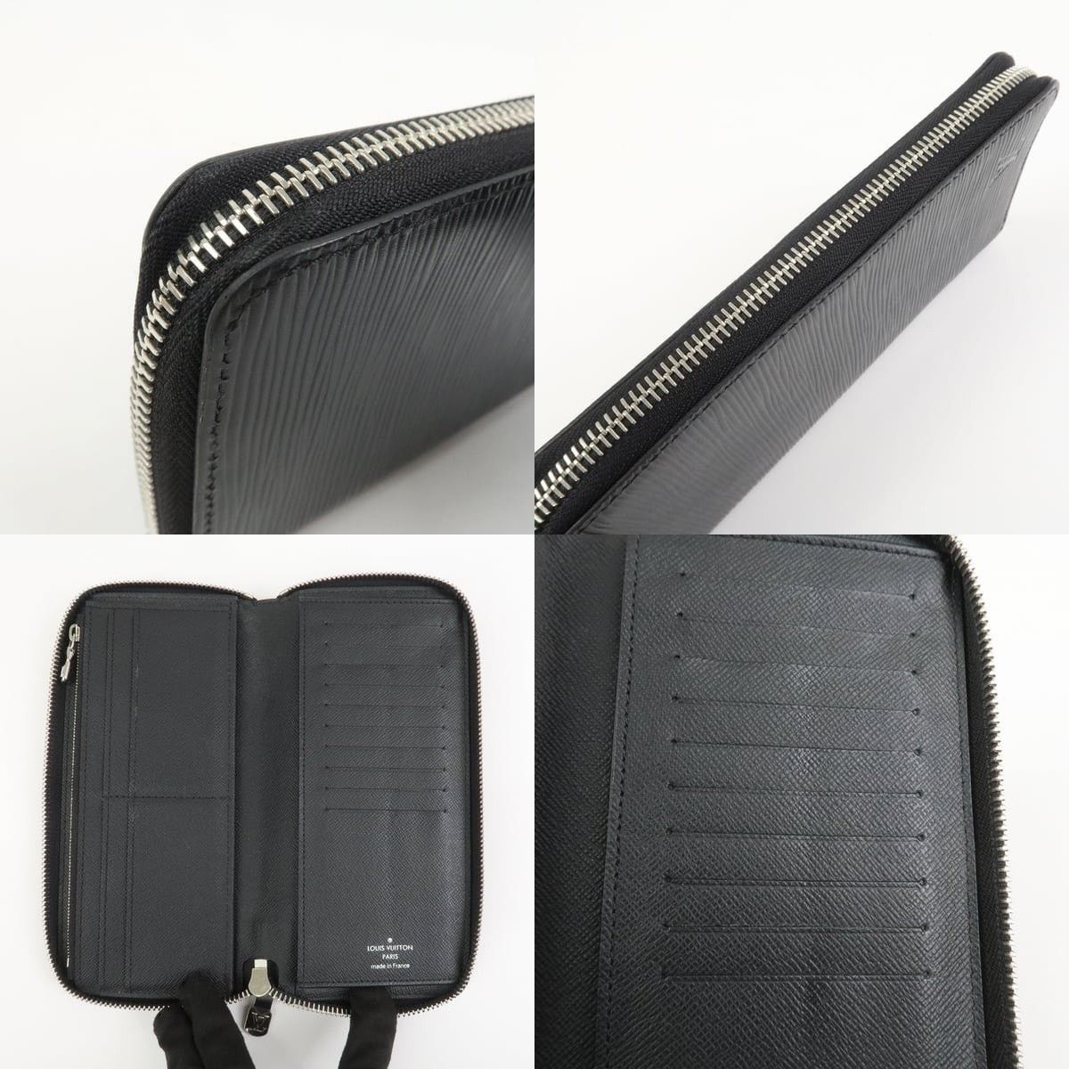 Louis Vuitton Louis Vuitton Epi Zippy Wallet Vertical Long Leather Black Size ONE SIZE - 5 Thumbnail