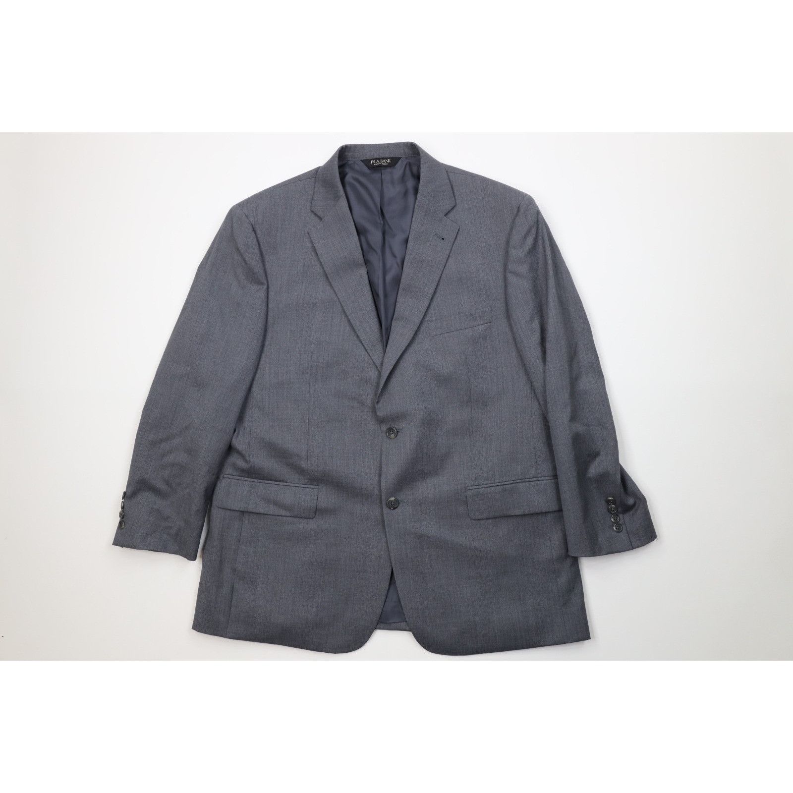 Jos. A. Bank Jos A Bank 2 Piece Wool Suit Wedding Gray Size 44R - 2 Thumbnail
