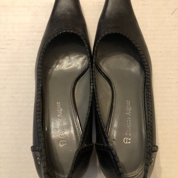Etienne Aigner Etienne Aigner women's leather pump shoes size: 5 1/2M Size US 5.5 / IT 35.5 - 6 Thumbnail