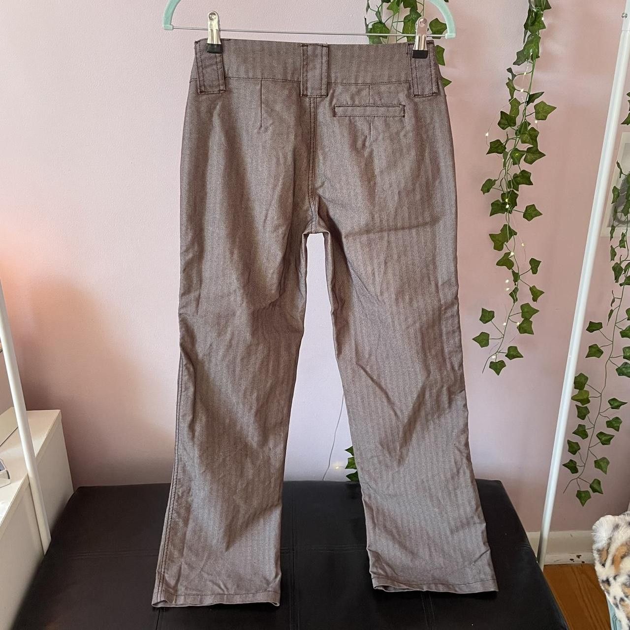 B.U.M Equipment Y2K Brown Pin Stripe Pants Size 27" / US 4 / IT 40 - 1 Thumbnail