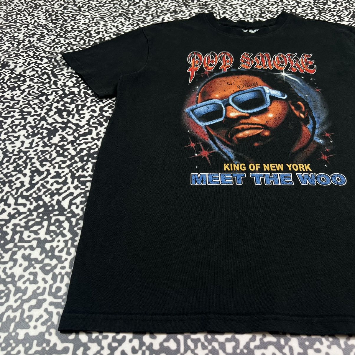 Rap Tees Pop Smoke Meet The Woo Rap Band Style King New York T-shirt Size US M / EU 48-50 / 2 - 8 Thumbnail