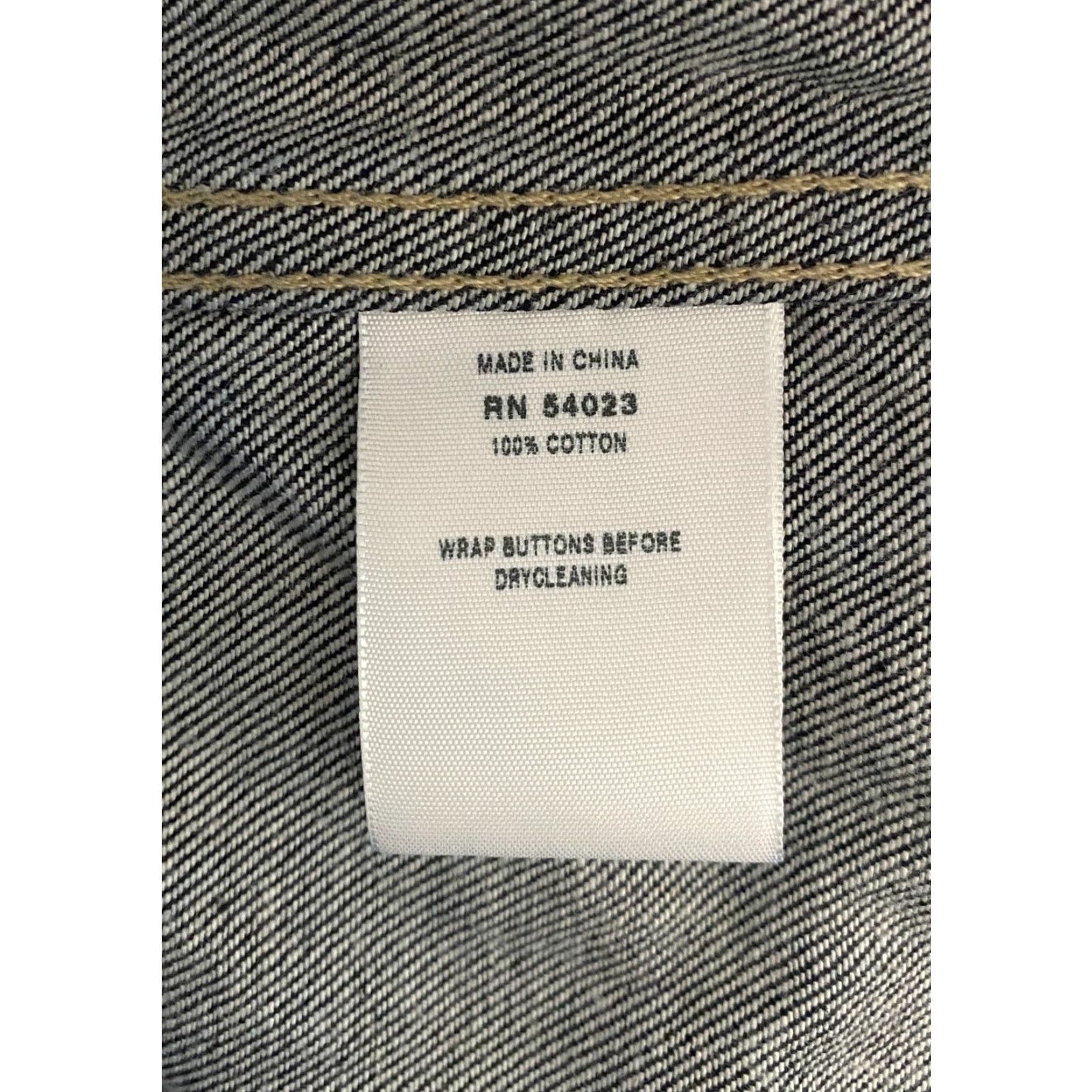 Gap Gap Denim Jacket Women's Size S 100% Cotton Blue Jean 3/4 Sleeve 1969 Size 28" / US 6 / IT 42 - 3 Thumbnail