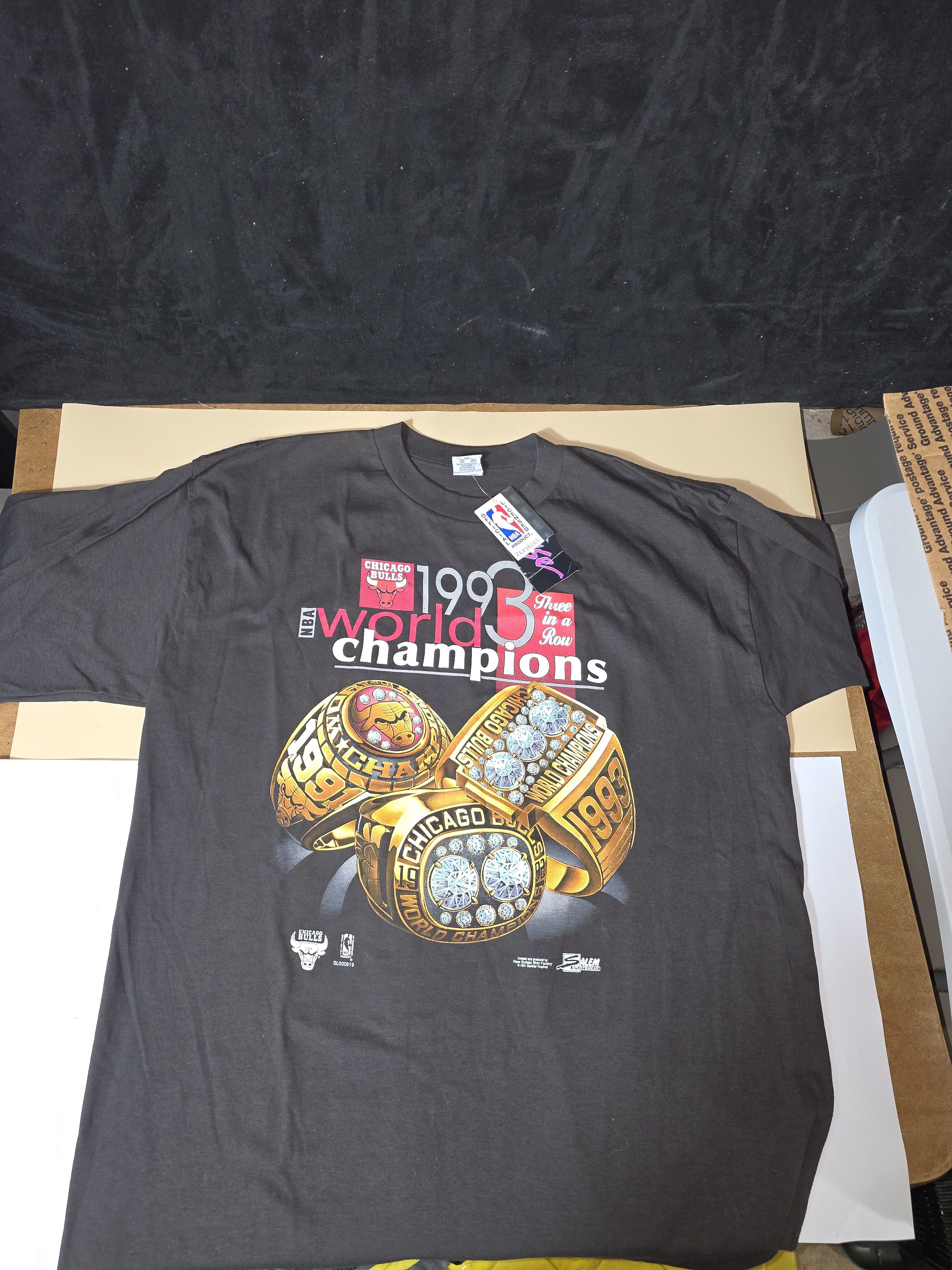 Other 1993 Chicago Bulls NBA World Champions Salem Sportswear Size US XXL / EU 58 / 5 - 1 Thumbnail