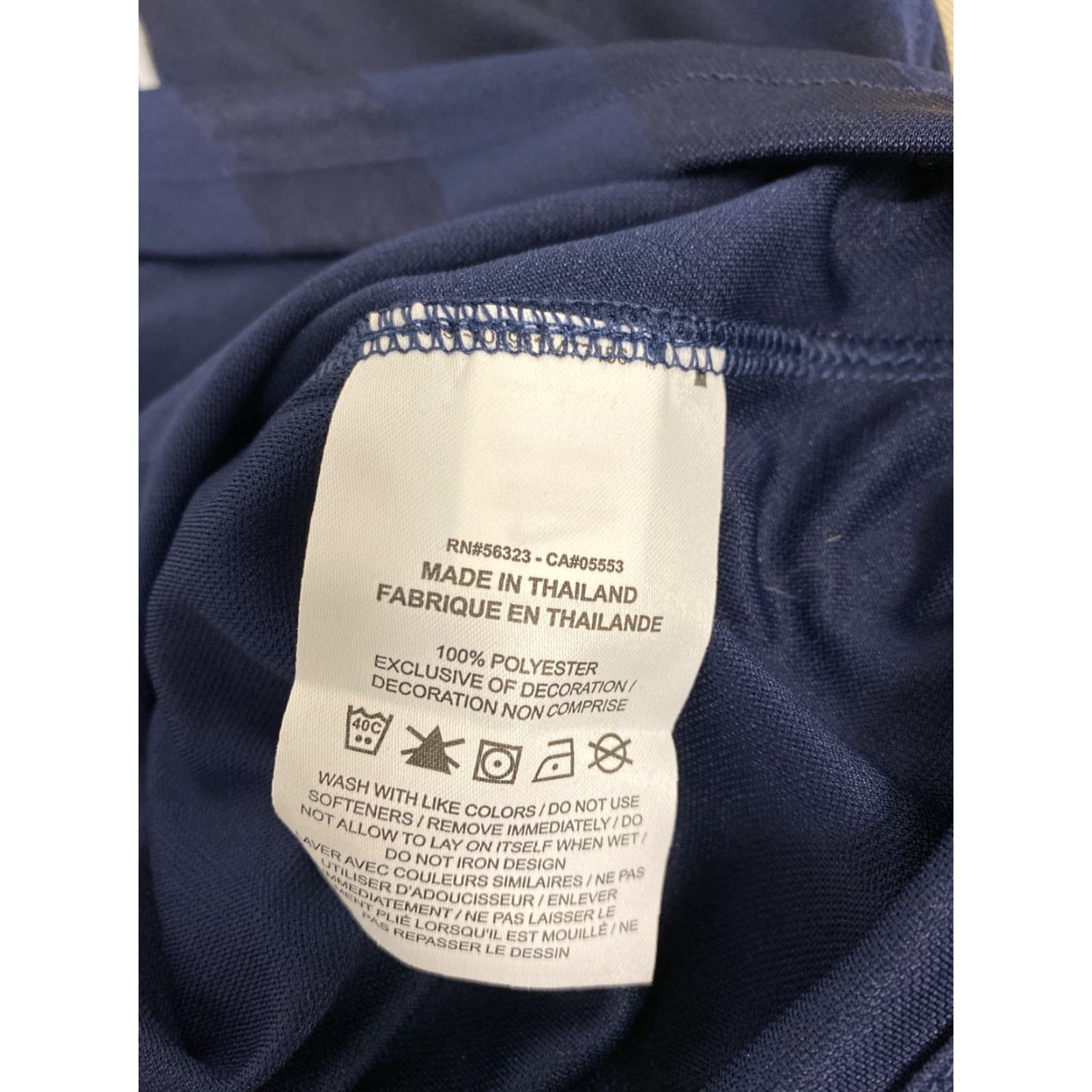 Nike Nike Womens Soccer Shirt Short Sleeve V-Neck Activewear L Navy Dri-FIT Jersey Size L / US 10 / IT 46 - 8 Thumbnail