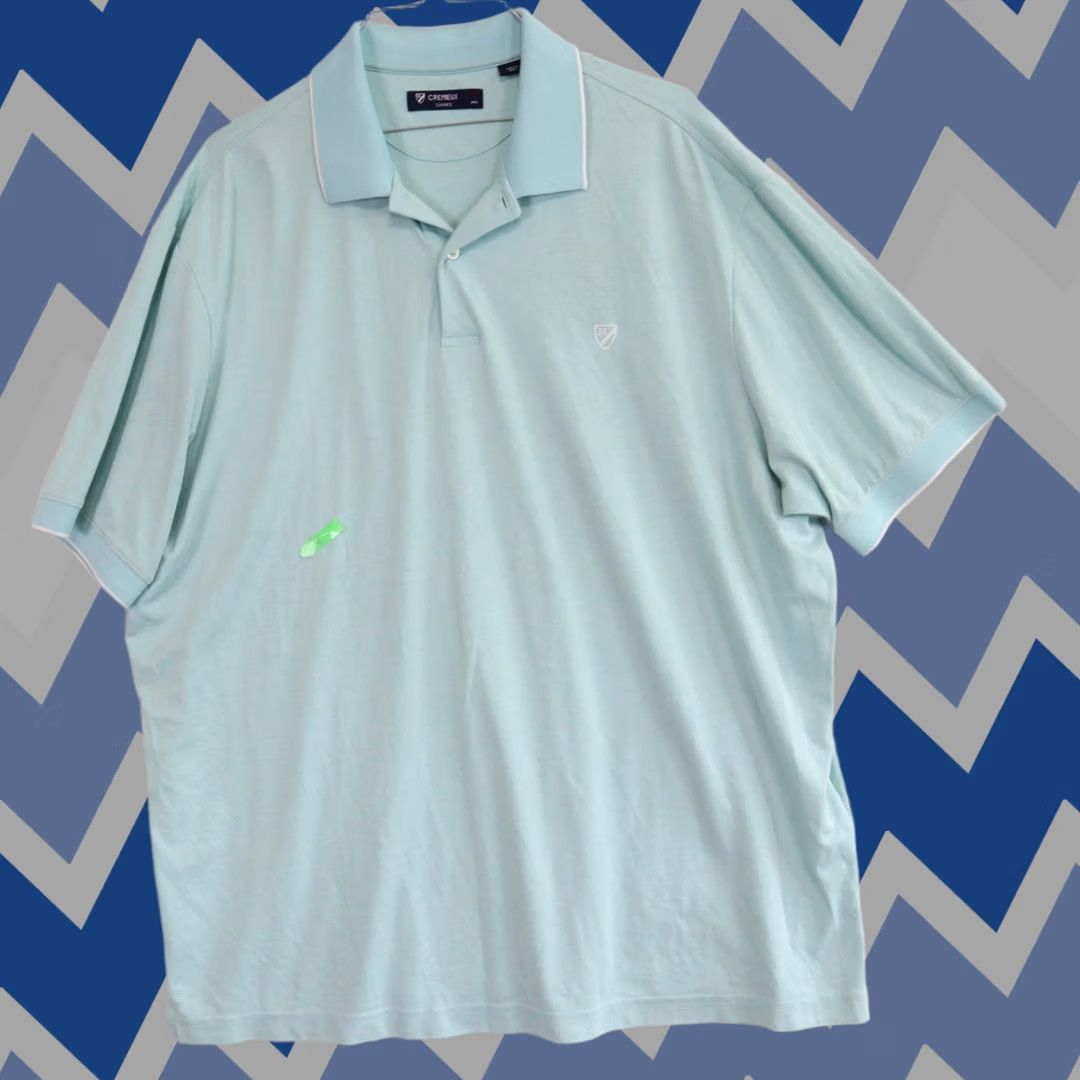 Cremieux Cremieux Polo Shirt Mens XL Golf Casual Knit Seafoam Green Short Sleeve Size US XL / EU 56 / 4 - 1 Thumbnail