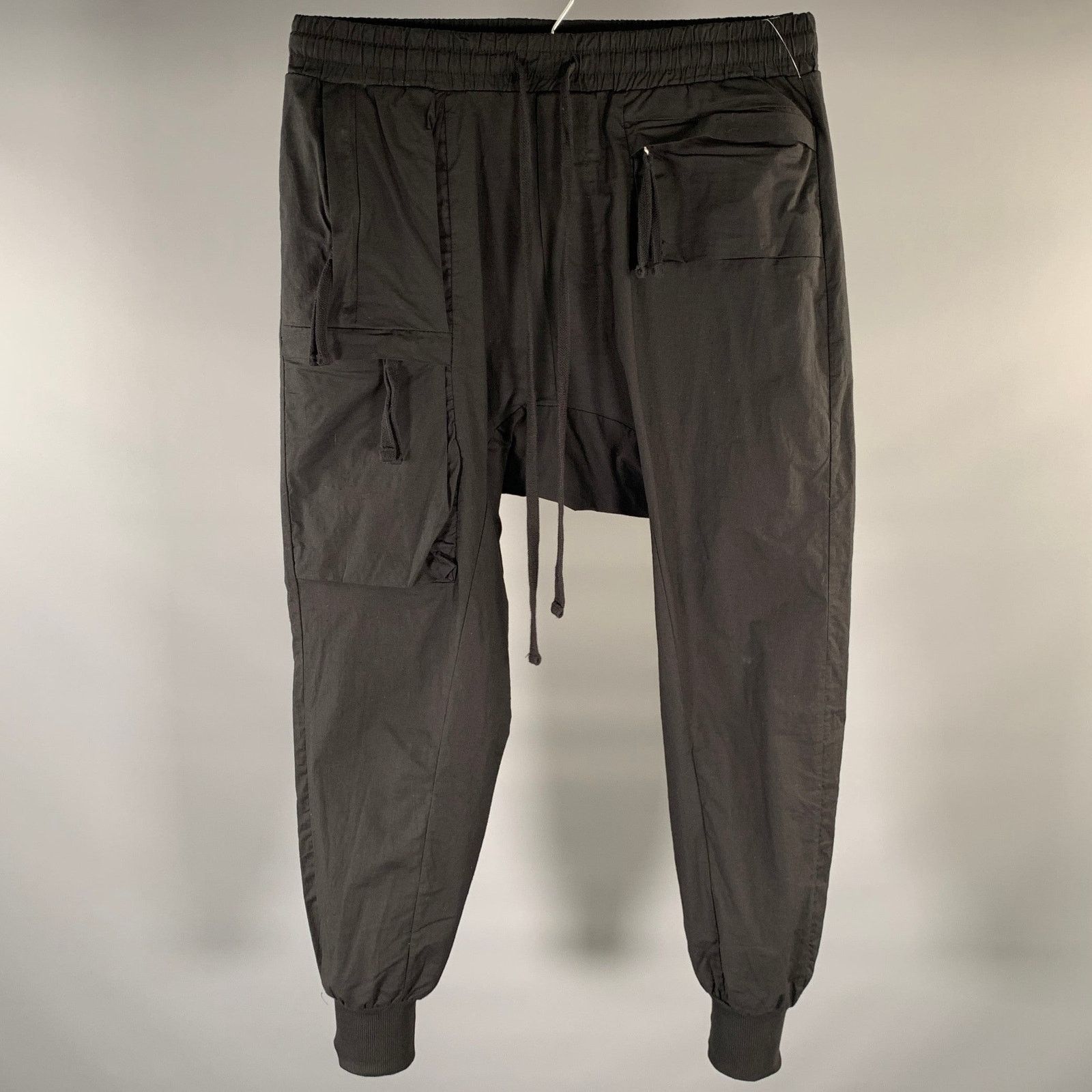 Thom Krom THOM KROM Size S Black Cotton Blend Joggers Casual Pants Size US 30 / EU 46 - 1 Thumbnail