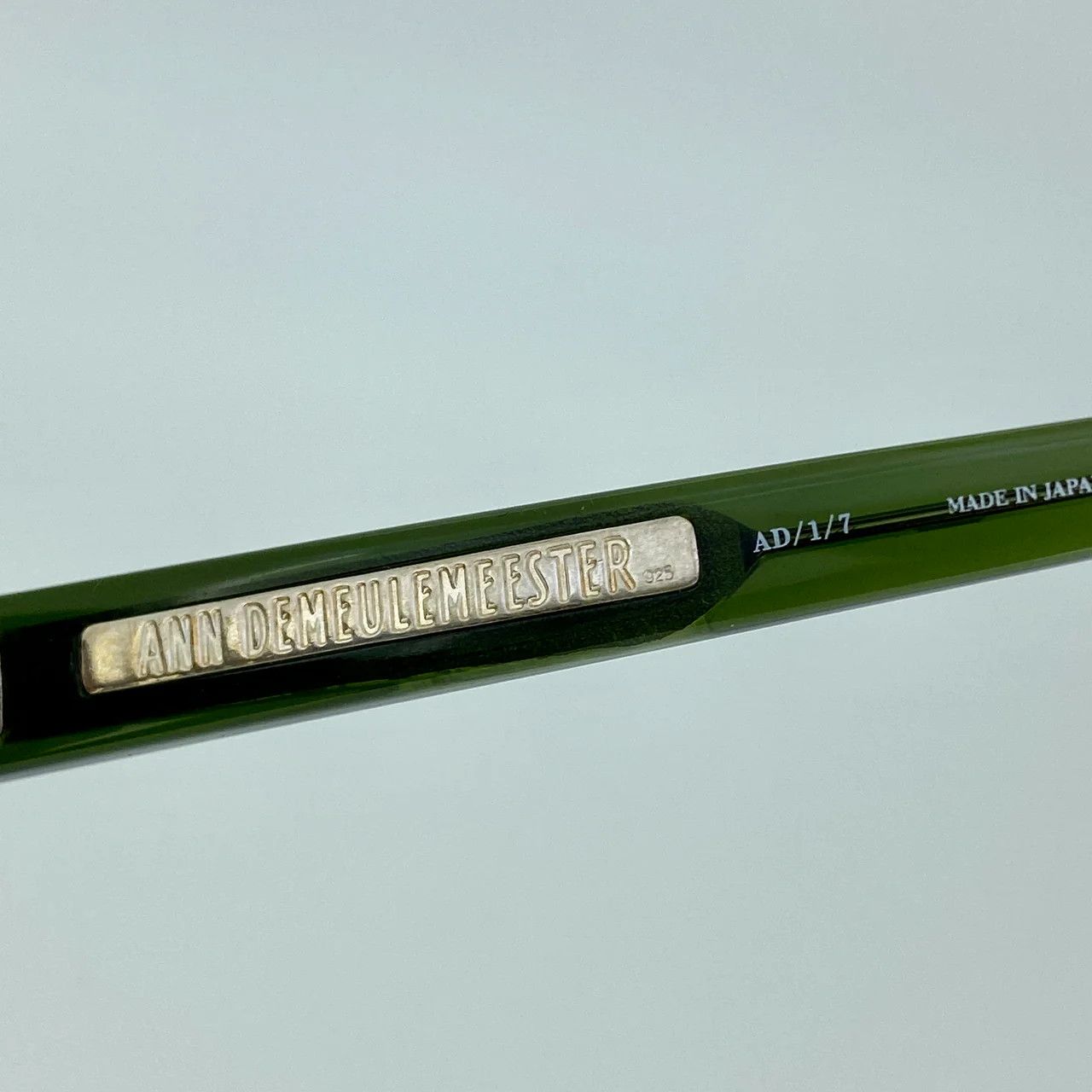 Ann Demeulemeester Ann Demeulemeester Sunglasses Flat Top Green and Purple Size ONE SIZE - 6 Thumbnail