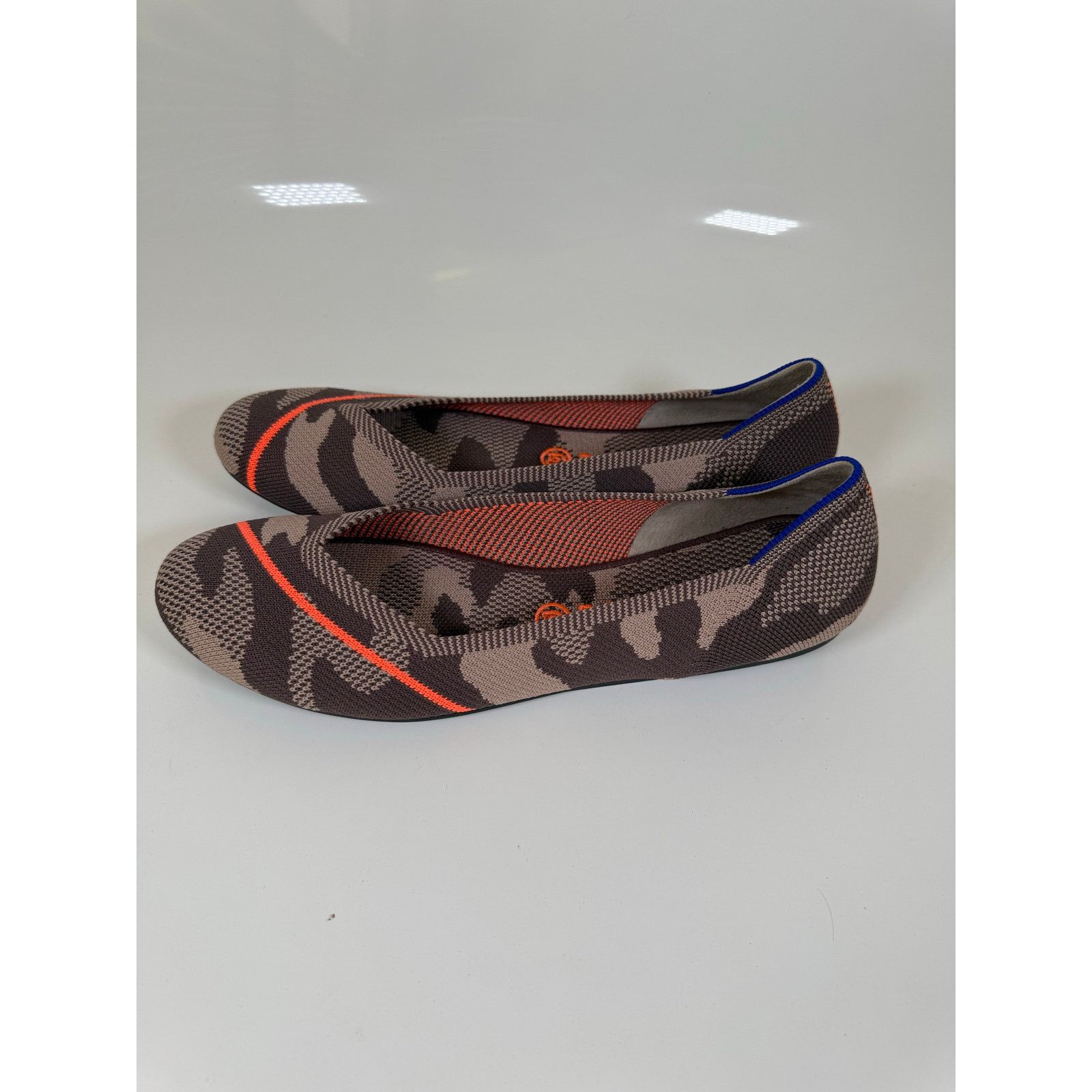 Christian Roth Rothy’s The Flat Camo Knit Ballet Flats Womens Sz 11.5 Brown Size US 11.5 / IT 41.5 - 2 Thumbnail