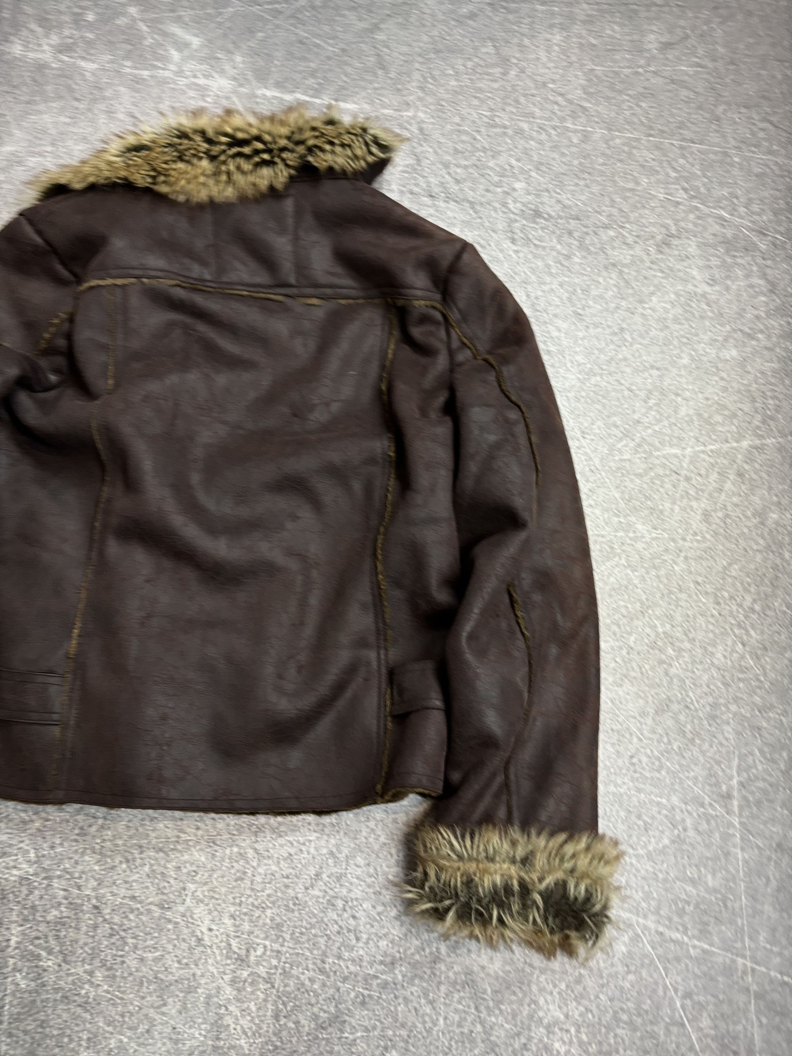 If Six Was Nine IF SIX WAS NINE STYLE JAPANESE SHEEPSKIN JACKET FUR HOOD Y2K Size US S / EU 44-46 / 1 - 8 Thumbnail