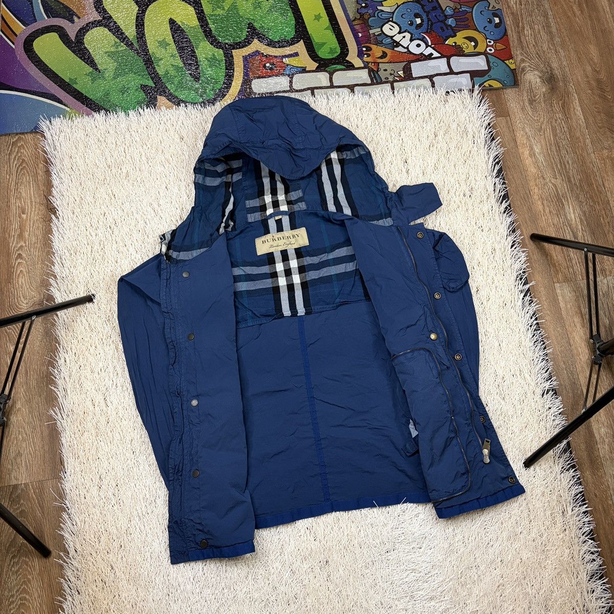 Burberry Burberry jacket Windbreaker Navy Multi-pocket men’s size 48 Size US M / EU 48-50 / 2 - 3 Thumbnail