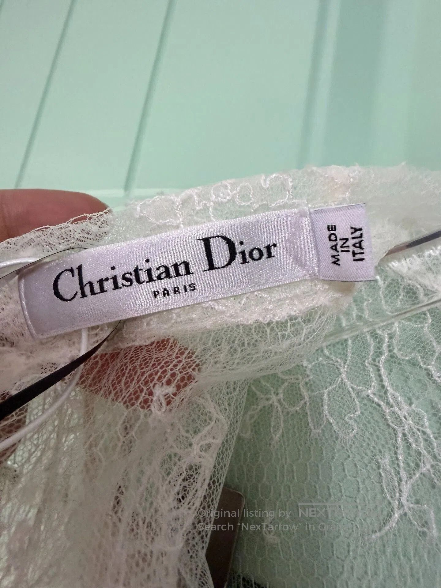 Dior Dior White Lace Shirt. Size S / US 4 / IT 40 - 3 Thumbnail