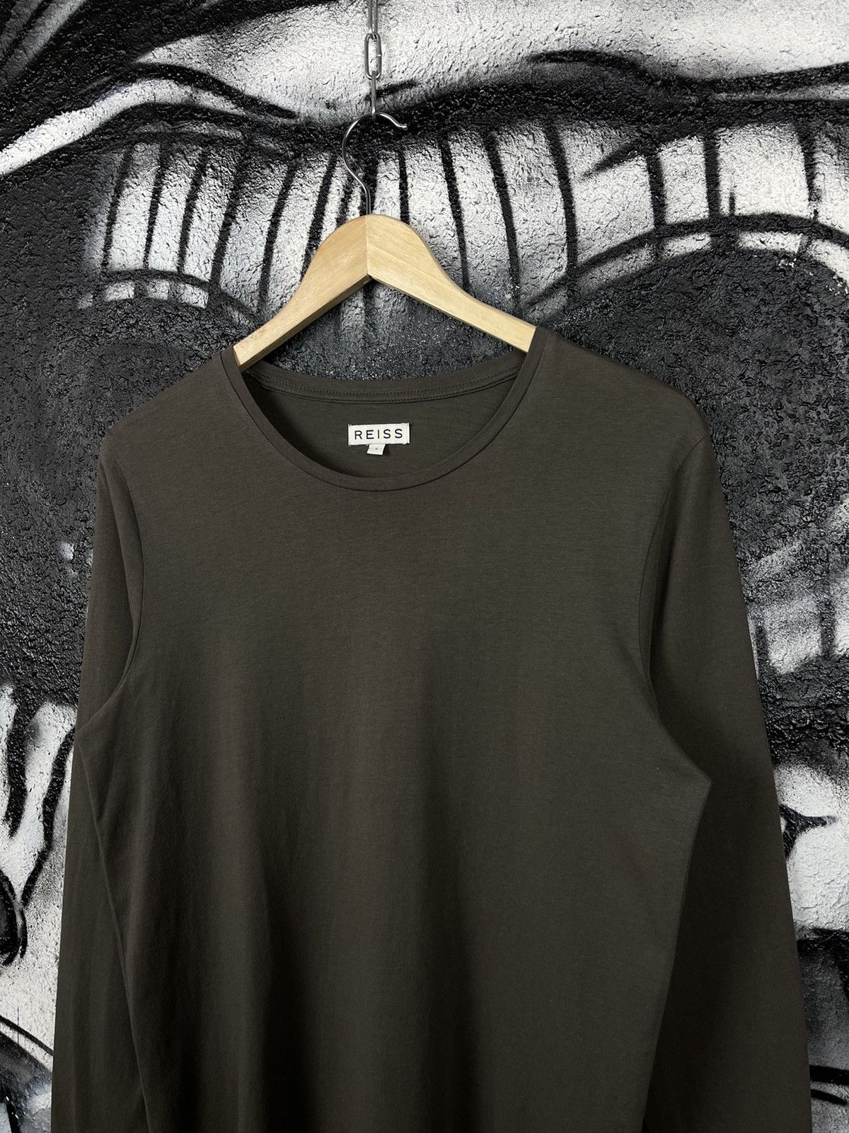 Reiss Reiss Casual Khaki Long Sleeve T-Shirt Men’s Size Small Size US S / EU 44-46 / 1 - 3 Thumbnail