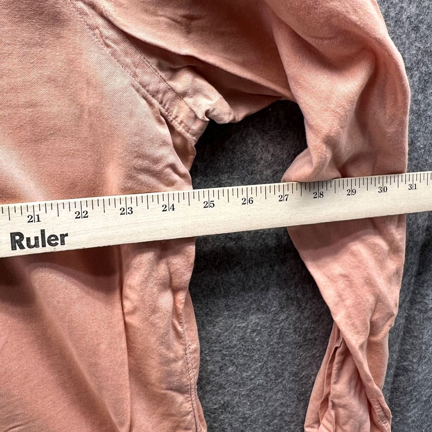 Ralph Lauren VINTAGE Ralph Lauren Shirt Men XL Orange Button-Down Chambray Oxford Size US XL / EU 56 / 4 - 7 Thumbnail