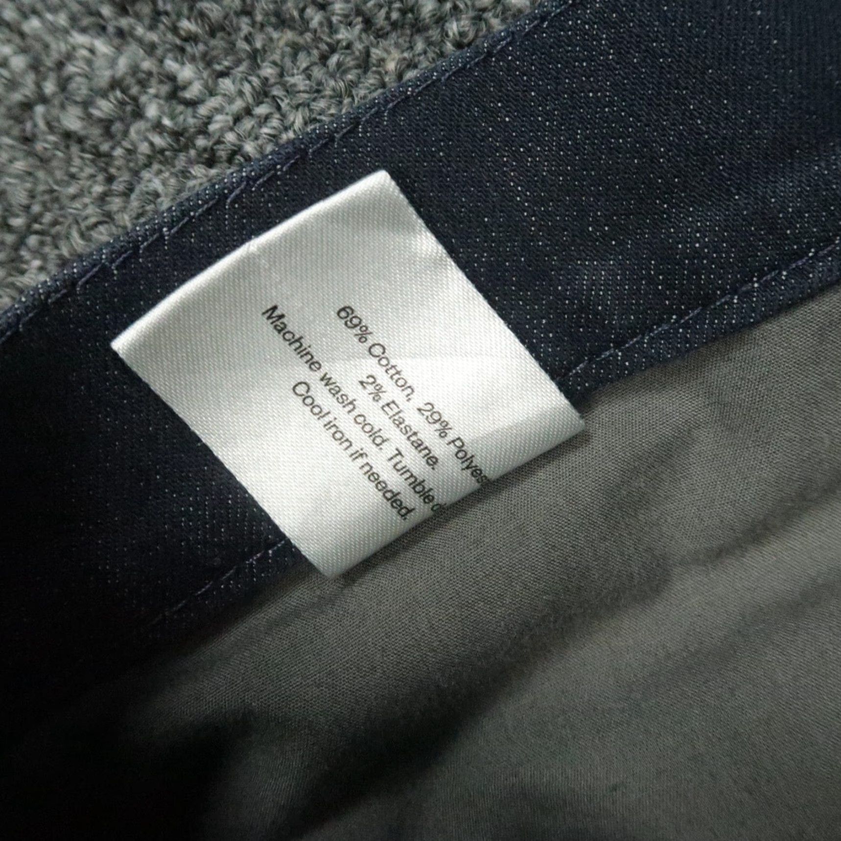 Vintage Ministry Of Supply Jeans Mens 32x34 Blue Straight 5 Pocket Dark Wash Denim Casual Mens Jeans Size US 32 / EU 48 - 6 Thumbnail