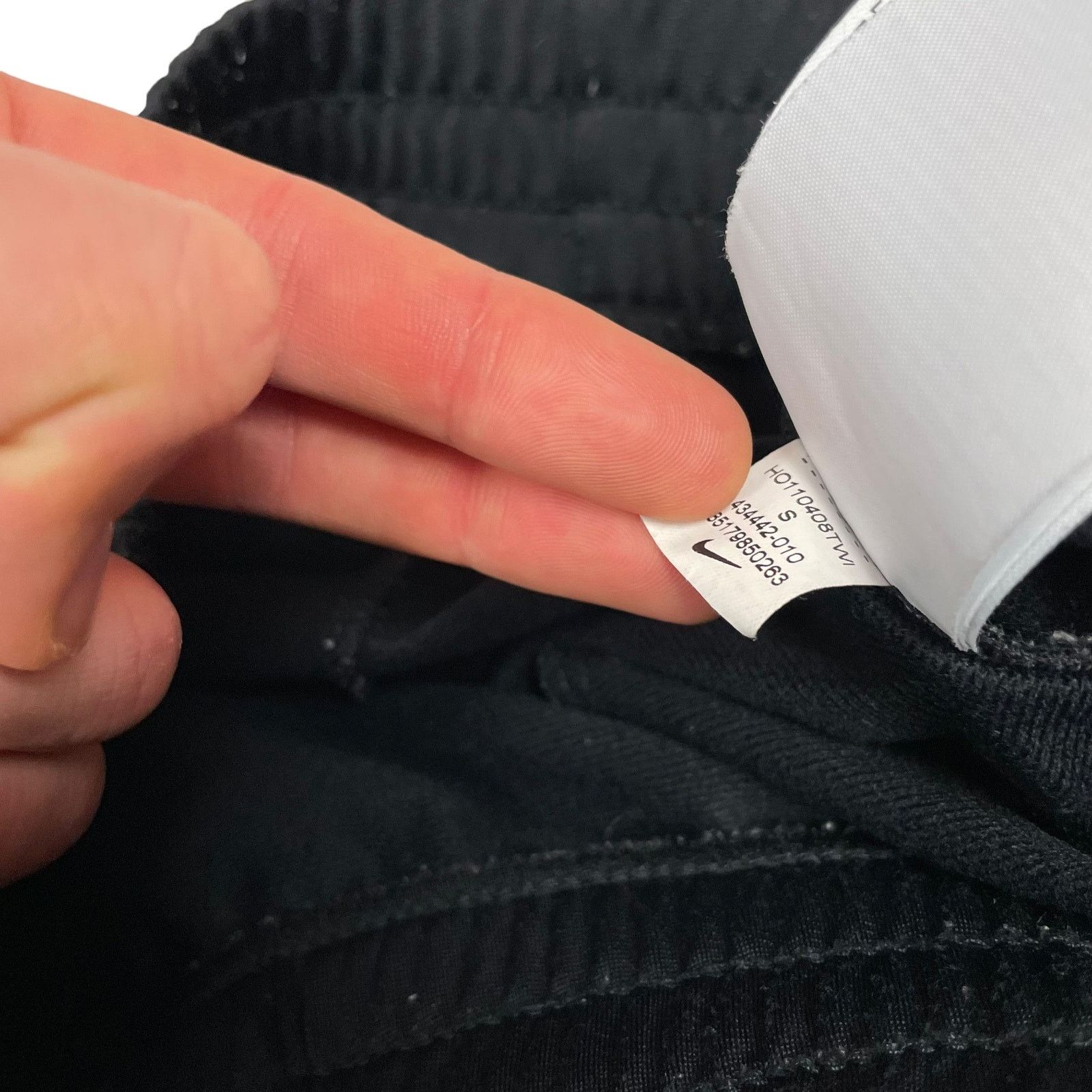 Nike × Vintage Nike Adult Black Polyester Logo Drawstring Track Pants Small Size US 30 / EU 46 - 6 Thumbnail