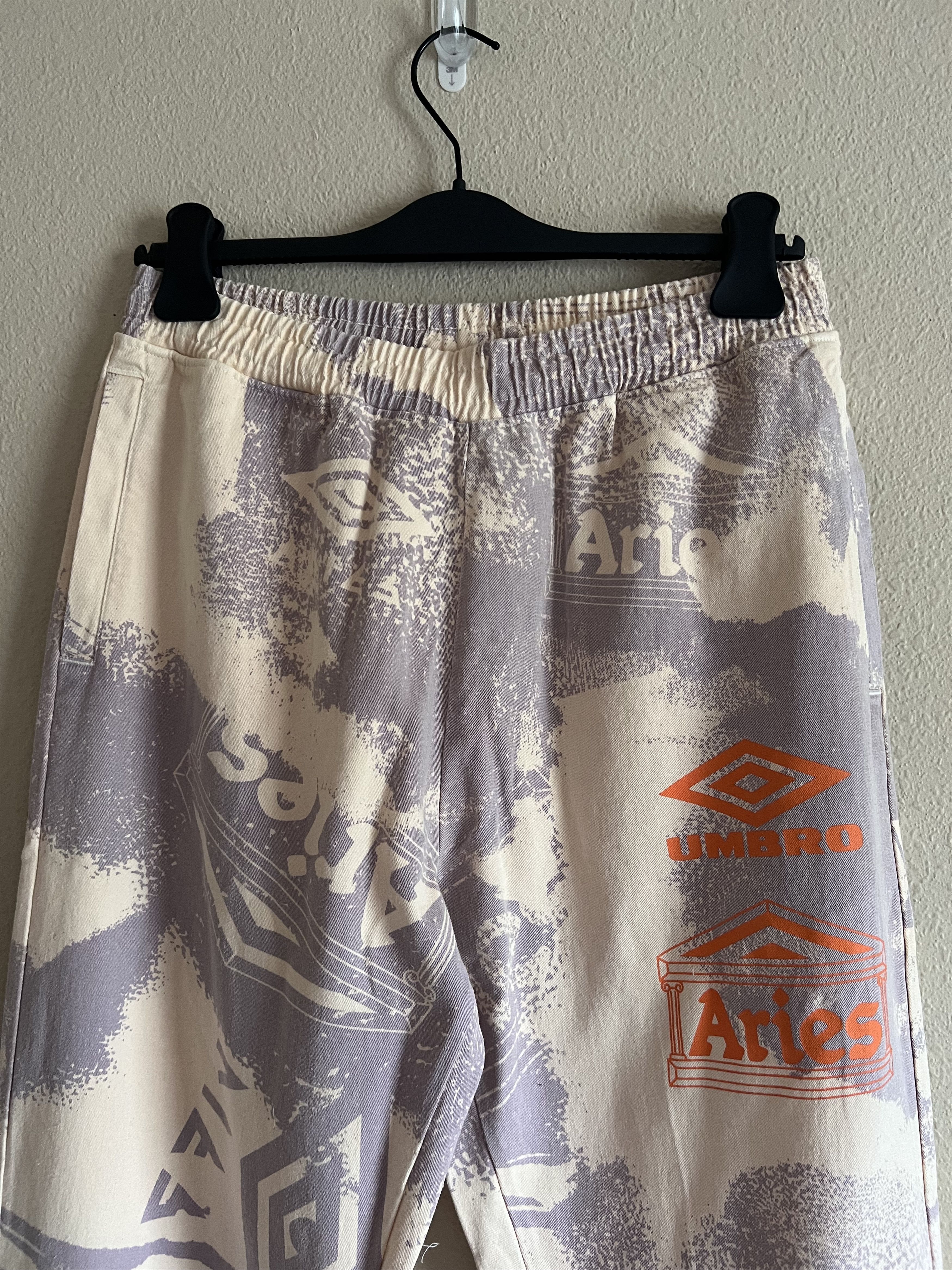 Aries Aries Umbro Pro 64 Cotton Drill Pants in Cream Size US 32 / EU 48 - 2 Thumbnail