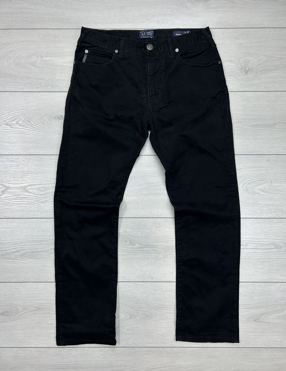 Armani Armani Casual Black pant Size 31/34 Size US 31 - 3 Thumbnail