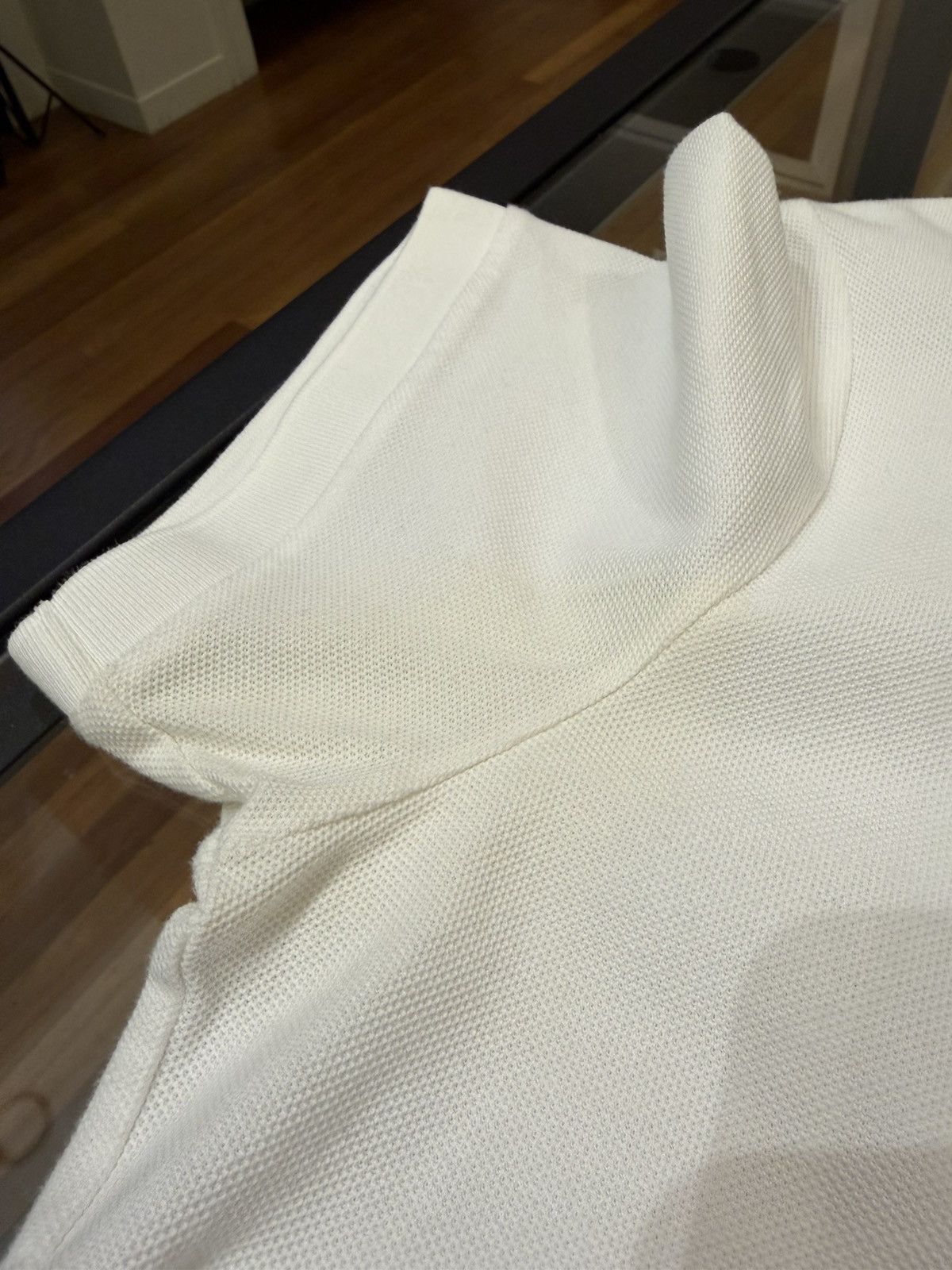 Burberry Burberry White Polo Shirt Size US L / EU 52-54 / 3 - 7 Thumbnail