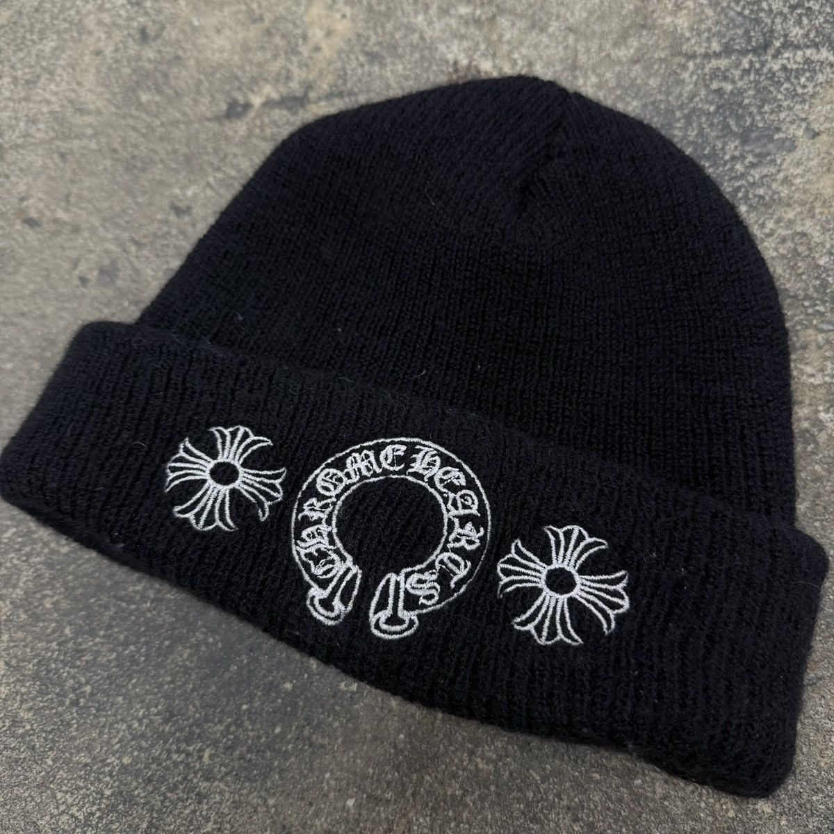 Chrome Hearts Chrome Hearts Horseshoe Beanie Size ONE SIZE - 2 Thumbnail