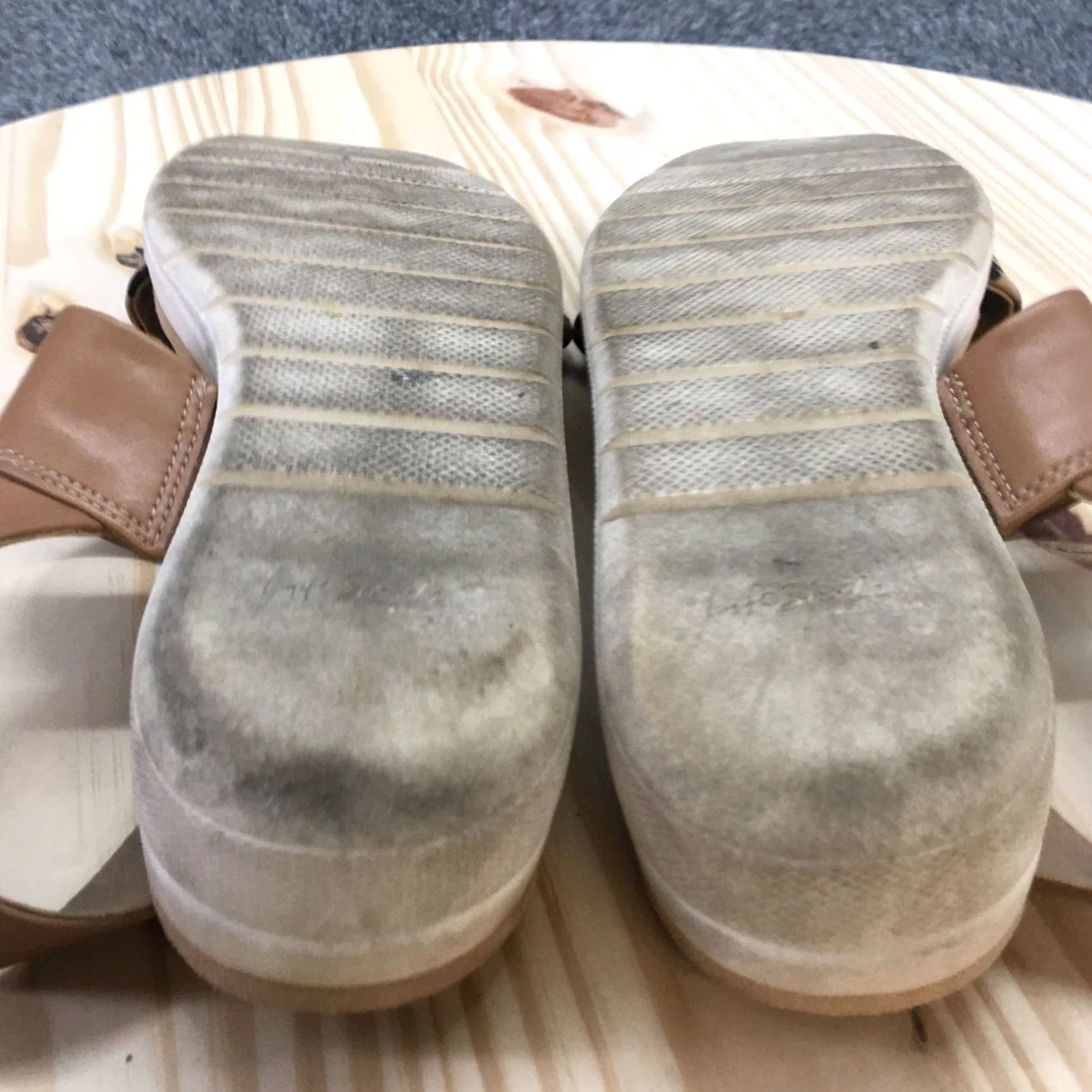 Vintage LifeStride Sandals Velocity 2.0 Two Straps Slingback Brown Womens 10 M Casual Flat Slingback Shoes Size US 10 / IT 40 - 7 Thumbnail