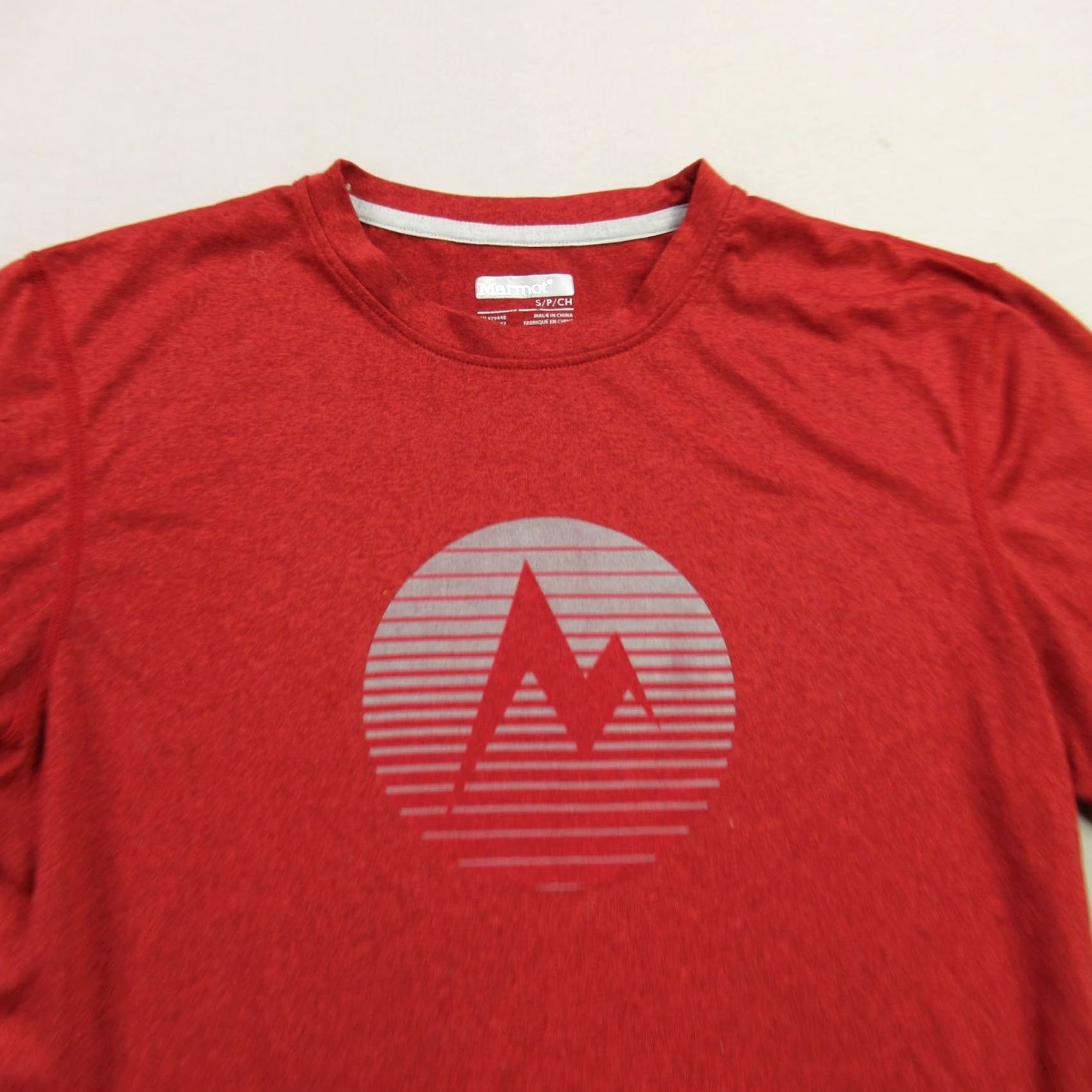 Marmot Marmot Shirt Mens Small Short Sleeve Red Crew Neck Outdoors Lightweight Size US S / EU 44-46 / 1 - 3 Thumbnail