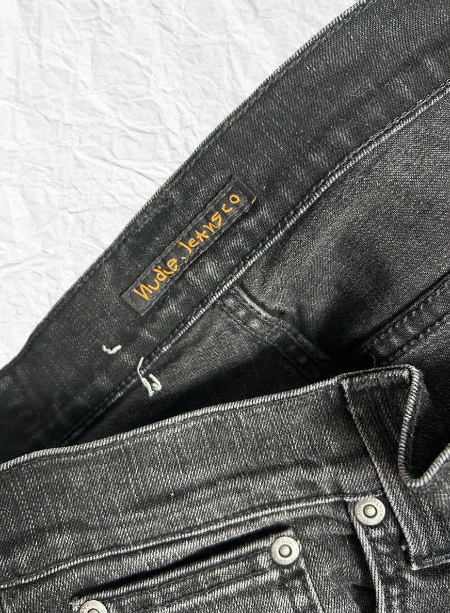 Nudie Jeans Nudie Jeans Co Organic Black Wash Denim Size US 31 - 9 Thumbnail