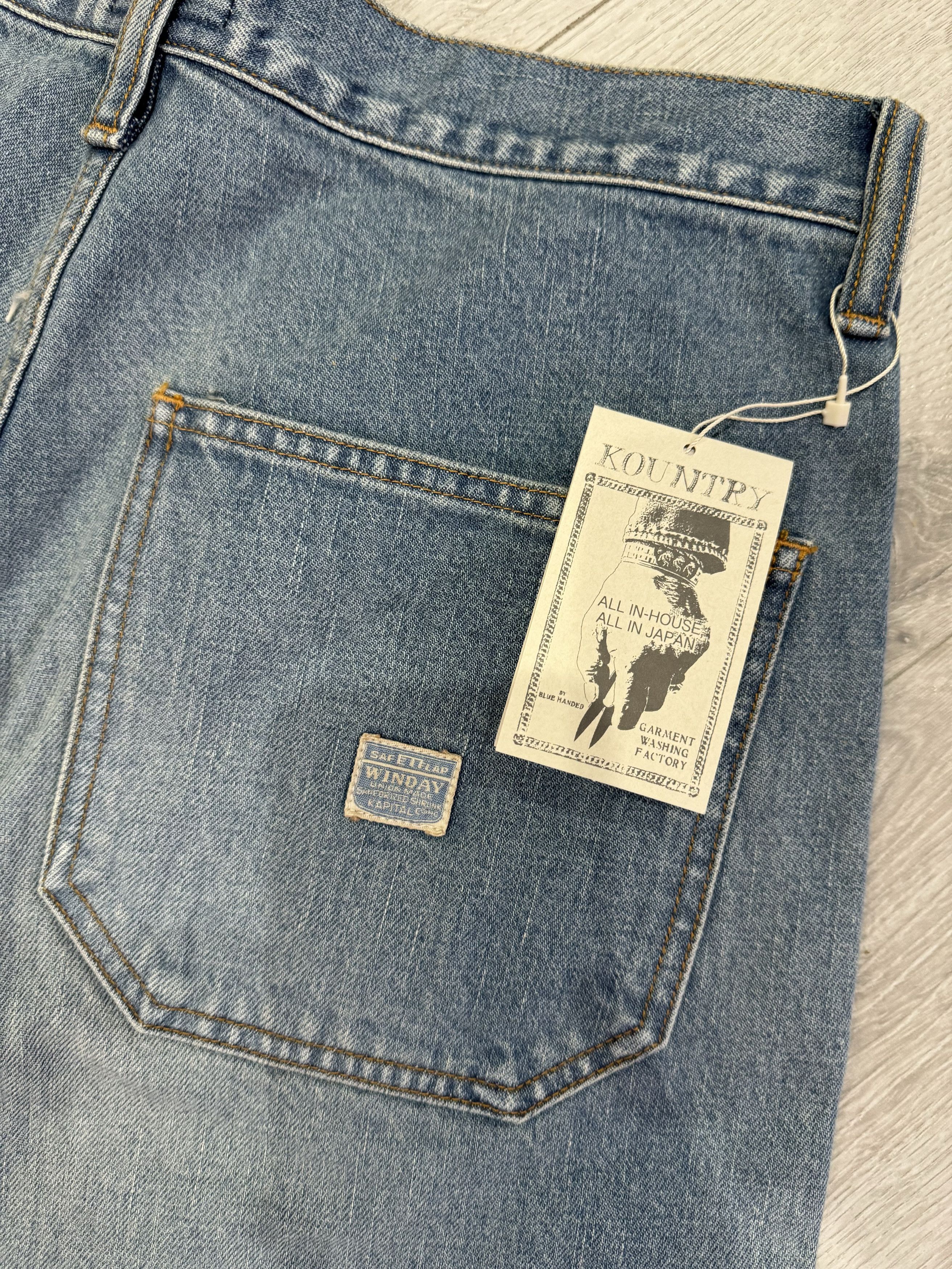 Kapital KAPITAL STUDS 14OZ STUDS DENIM SHORTS Size US 34 / EU 50 - 5 Thumbnail
