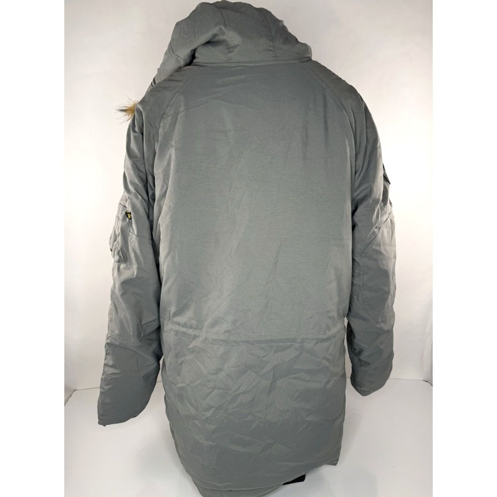 Vintage ALPHA INDUSTRIES Parka XL Military Green New w Tag ALTITUDE Knoxville Patch Fur Collar Coat Mens Size US XL / EU 56 / 4 - 4 Thumbnail