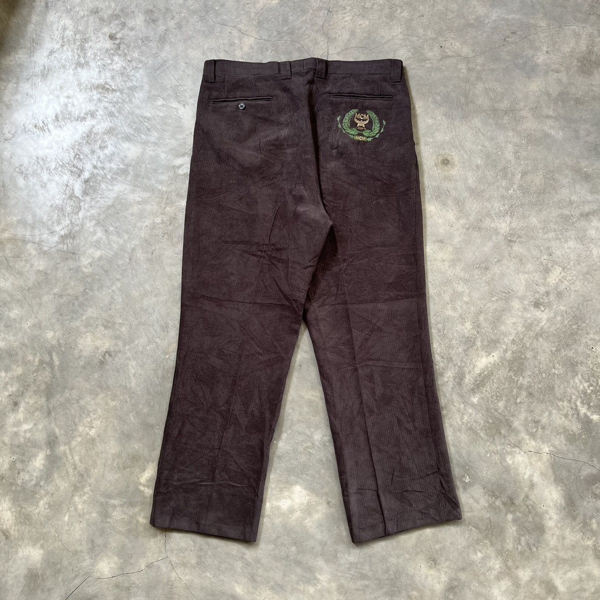 MCM Vintage 90s MCM Trouser Pants Size US 35 - 1 Thumbnail
