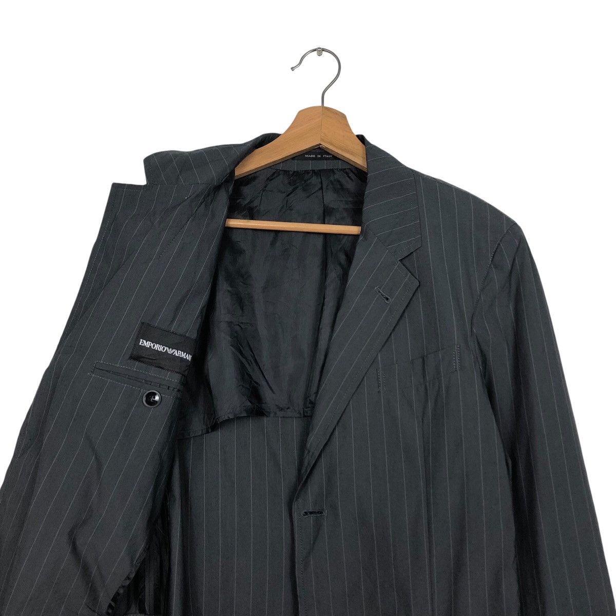 Emporio Armani 📌Vintage Chore Hickory Casual Jacket Emporio Armani Italy Size US M / EU 48-50 / 2 - 13 Thumbnail