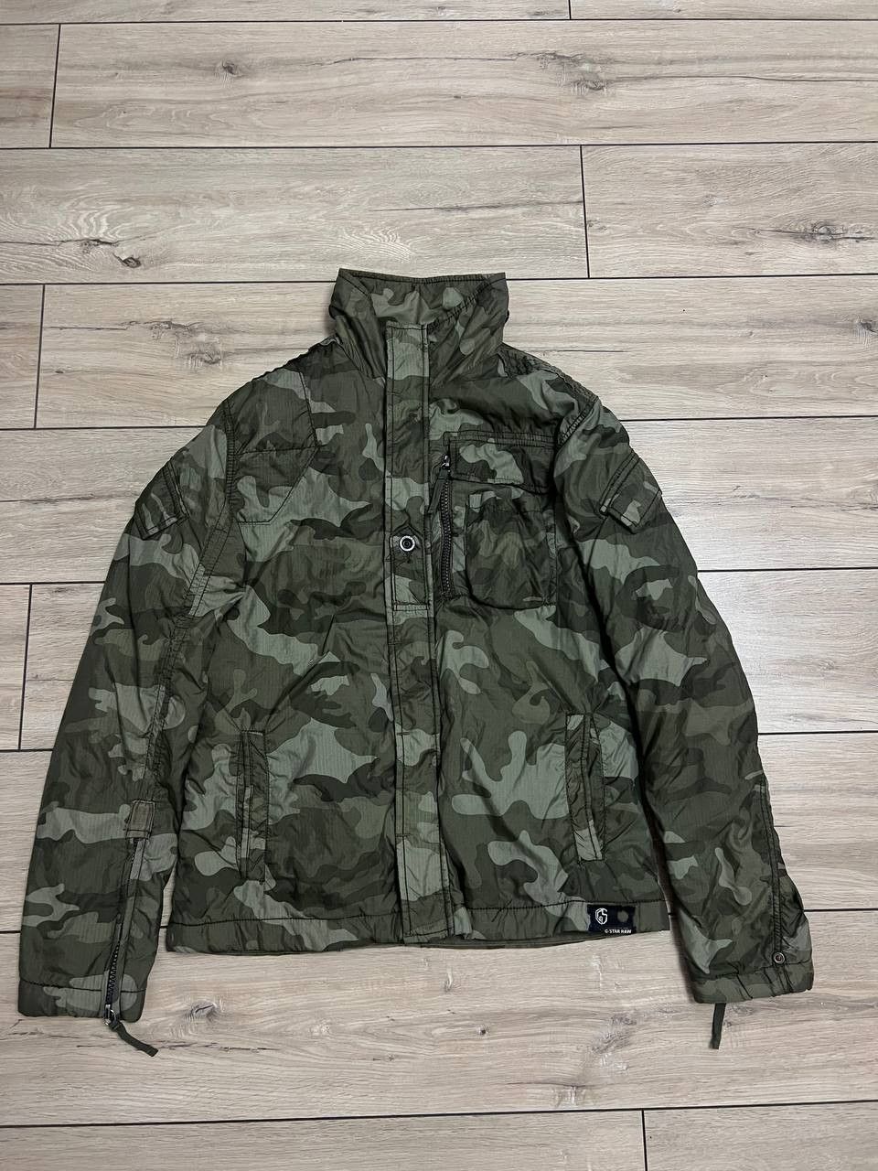 G-Star G-Star RAW Vintage Camo Military Khaki Insulated Jacket XL Size US XL / EU 56 / 4 - 1 Thumbnail