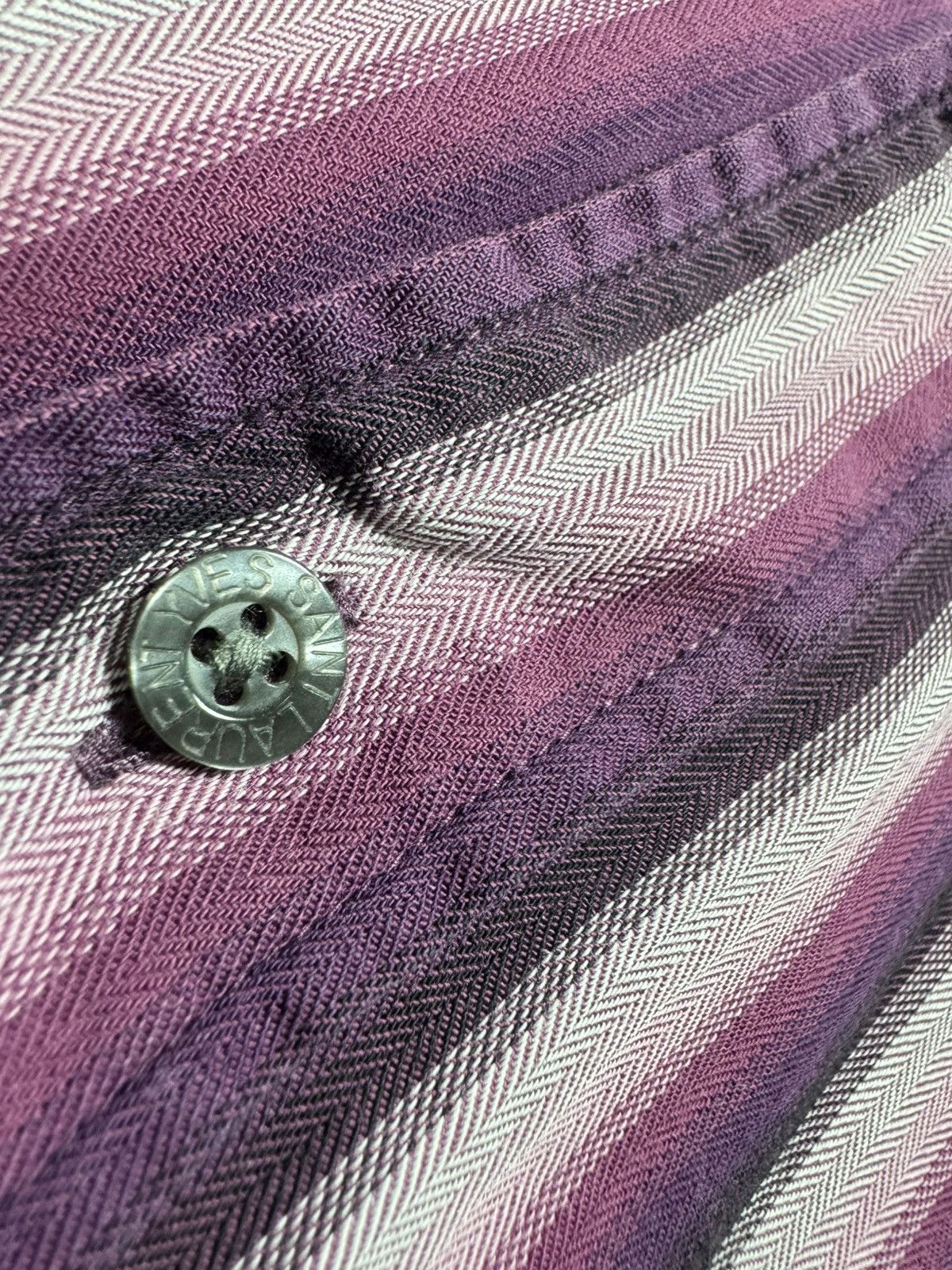 Yves Saint Laurent Yves Saint Laurent YSL Luxury Button Shirt Vintage Size US M / EU 48-50 / 2 - 7 Thumbnail