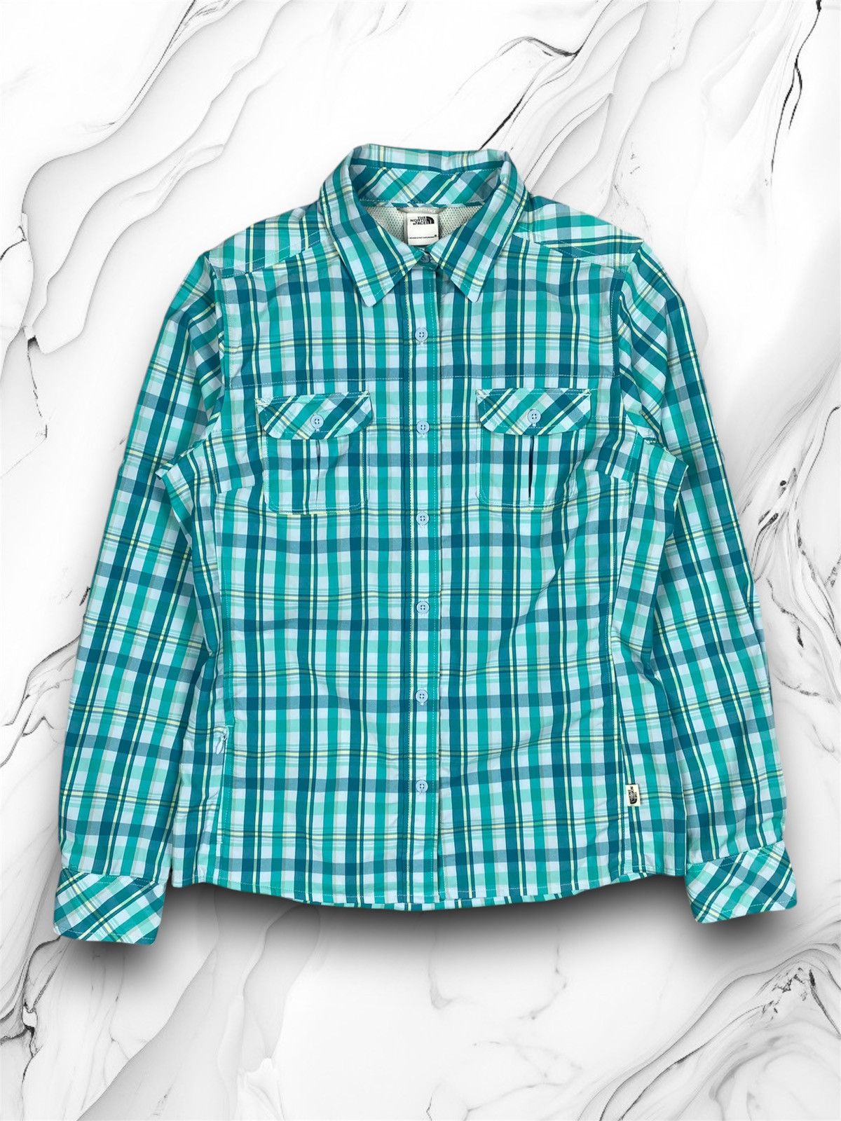 The North Face Vintage 00s The North Face Checkered Outdoor Button Up Shirt Size S / US 4 / IT 40 - 1 Thumbnail