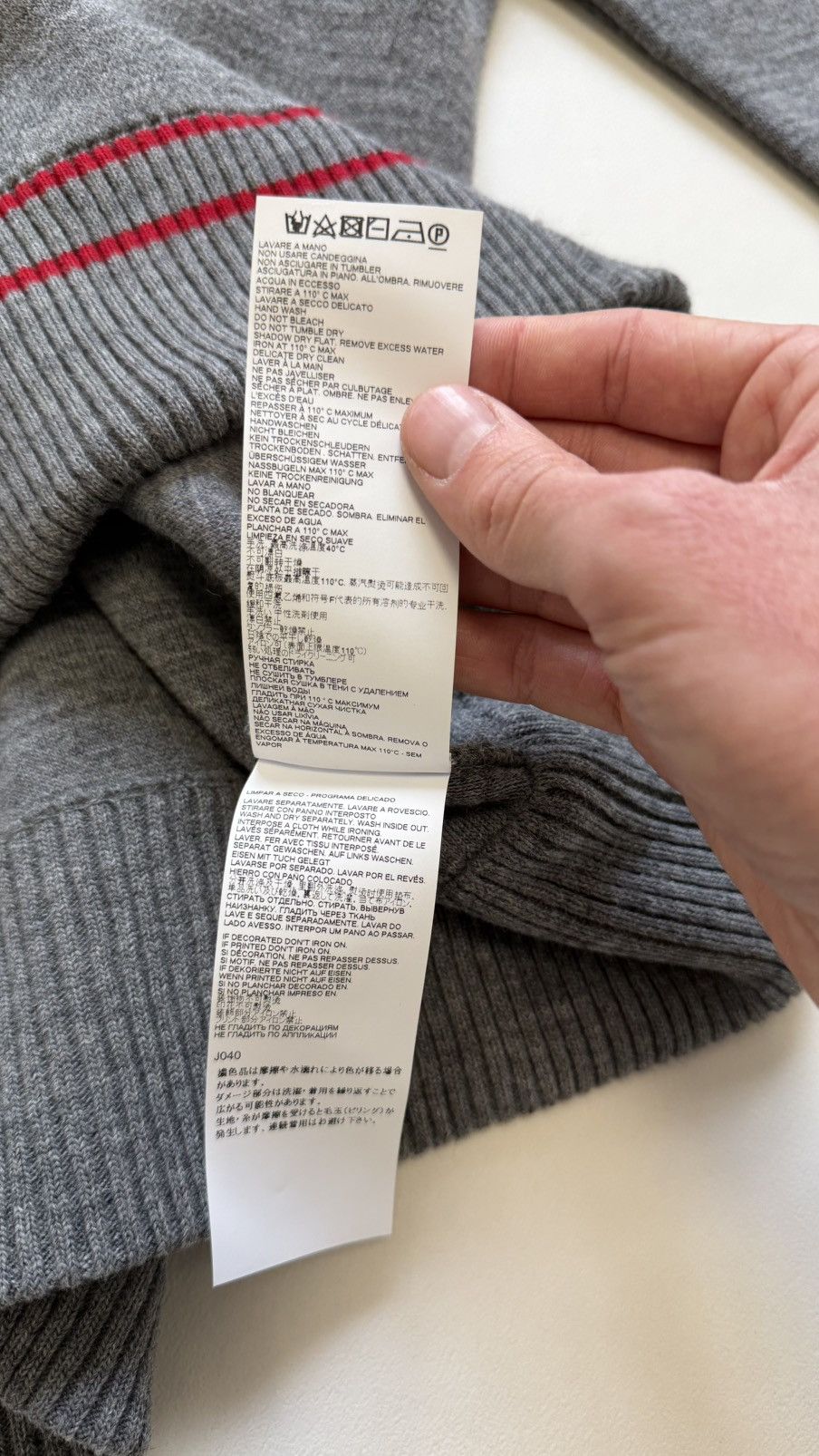 Maison Margiela A/W 20 ‘Distressed’ College Knit Sweater Size US XXL / EU 58 / 5 - 13 Thumbnail