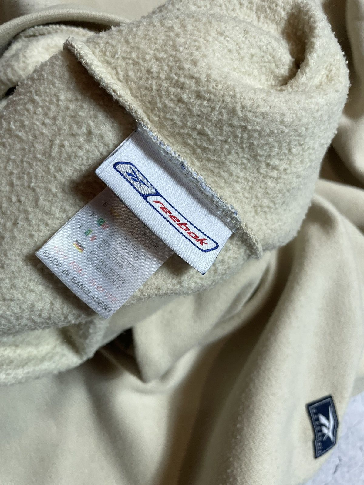 Reebok Vintage Cream Baggy Reebok Big Logo Sweatshirt Y2K Size US M / EU 48-50 / 2 - 8 Thumbnail