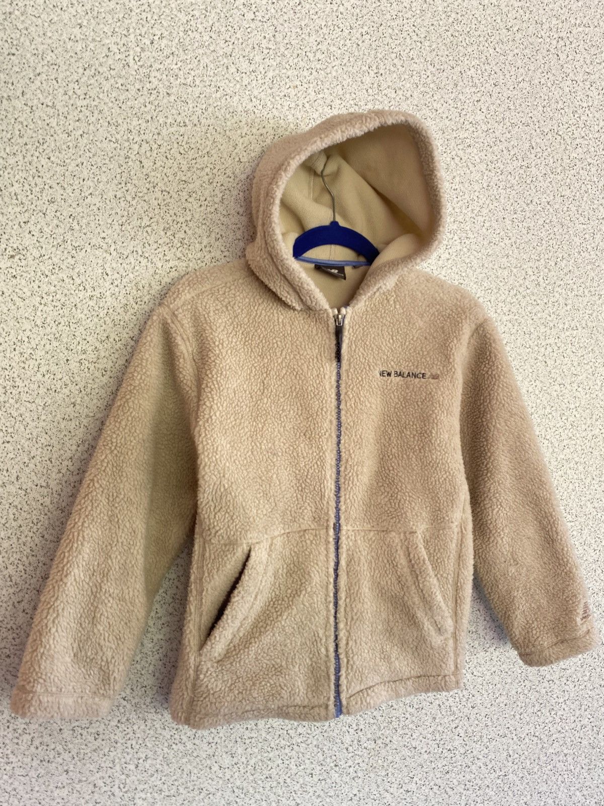 New Balance New Balance Sherpa Hoodie – Cream/ Beige Statement Back Logo Size S / US 4 / IT 40 - 9 Thumbnail