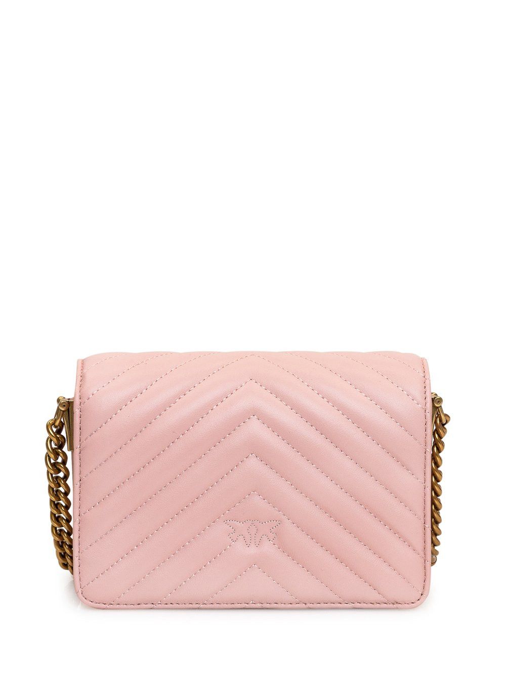 Pinko o1s22i1n0824 Size: OS / Love Click Mini Chevron Bag in Pink Size ONE SIZE - 4 Thumbnail