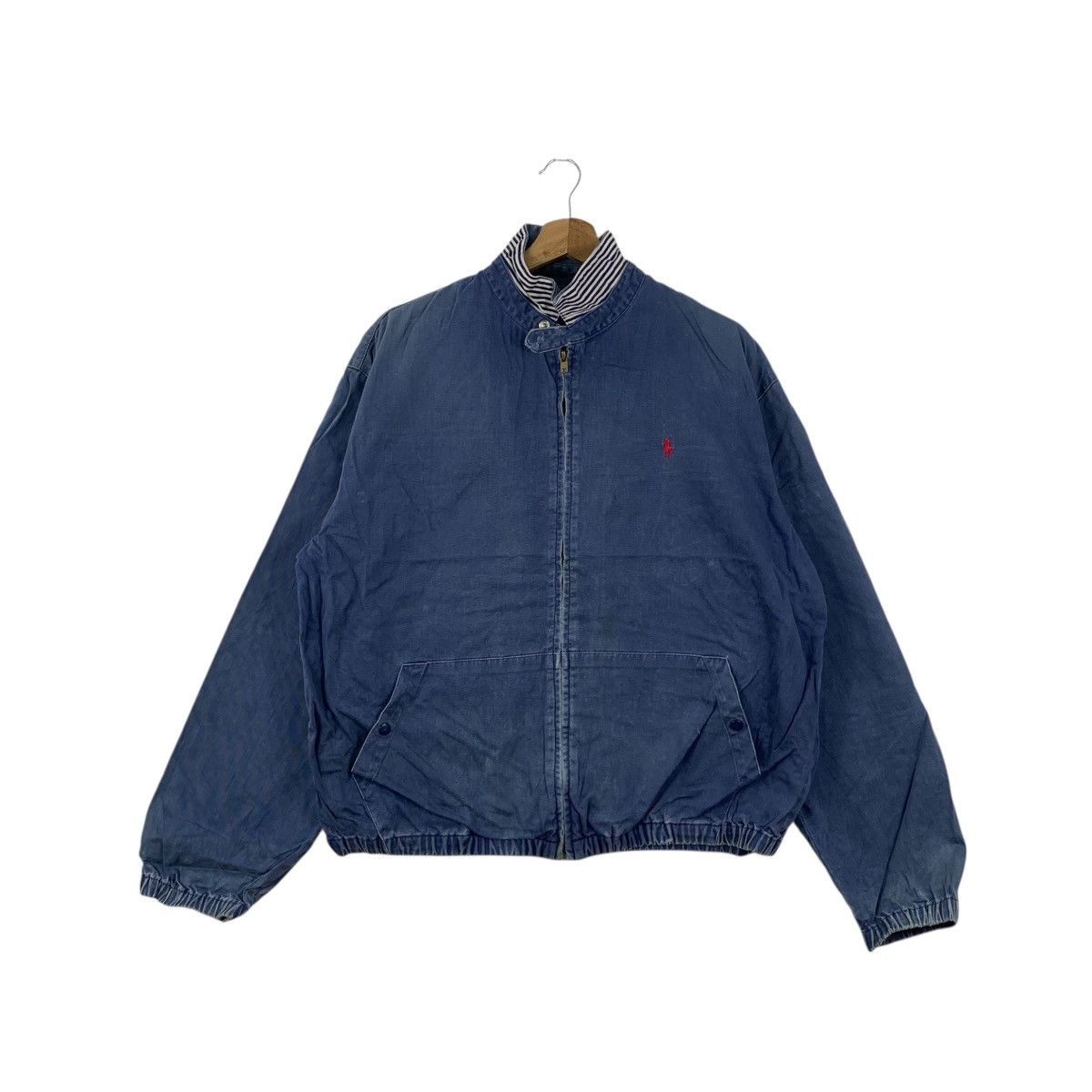 Polo Ralph Lauren Vintage 80’ POLO RALPH LAUREN Indigo Denim Jeans Jacket Size US M / EU 48-50 / 2 - 1 Thumbnail